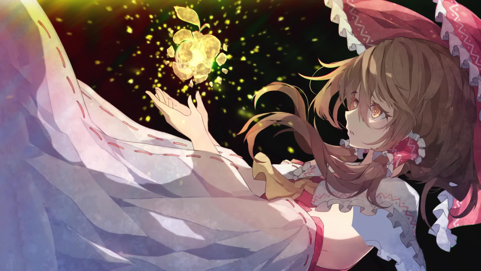 Touhou Project Hakurei Reimu Cybust Gold Apple PC