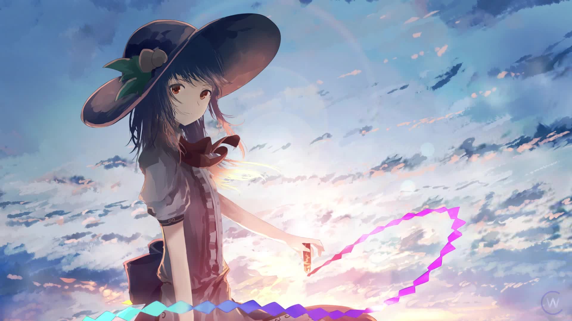 Tenshi Hinanawi 比那名居天子 Touhou1 live wallpaper