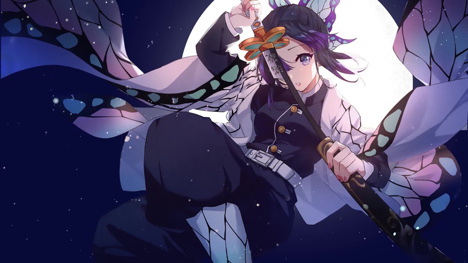 Shinobu Kocho 胡 蝶 しのぶ live wallpaper