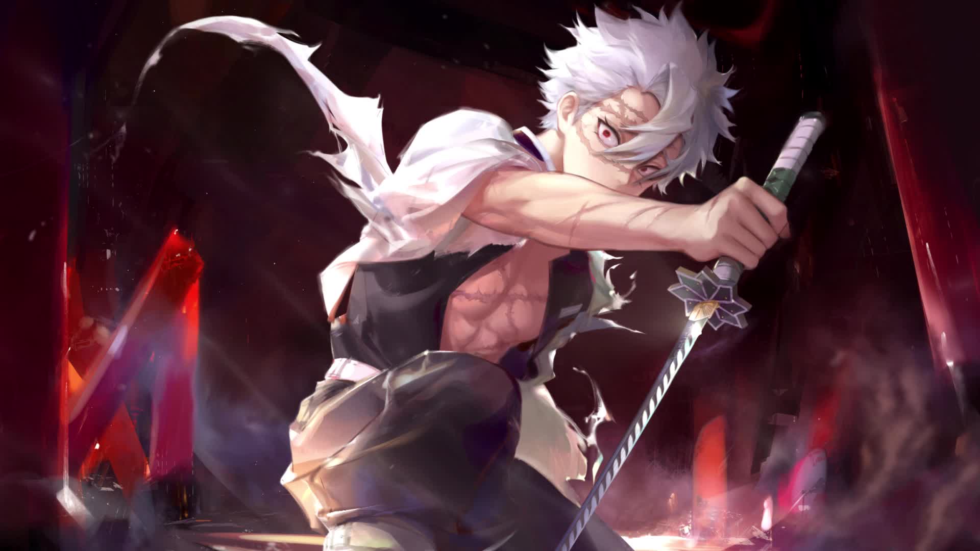 Sanemi Shinazugawa Kimetsu no Yaiba pC