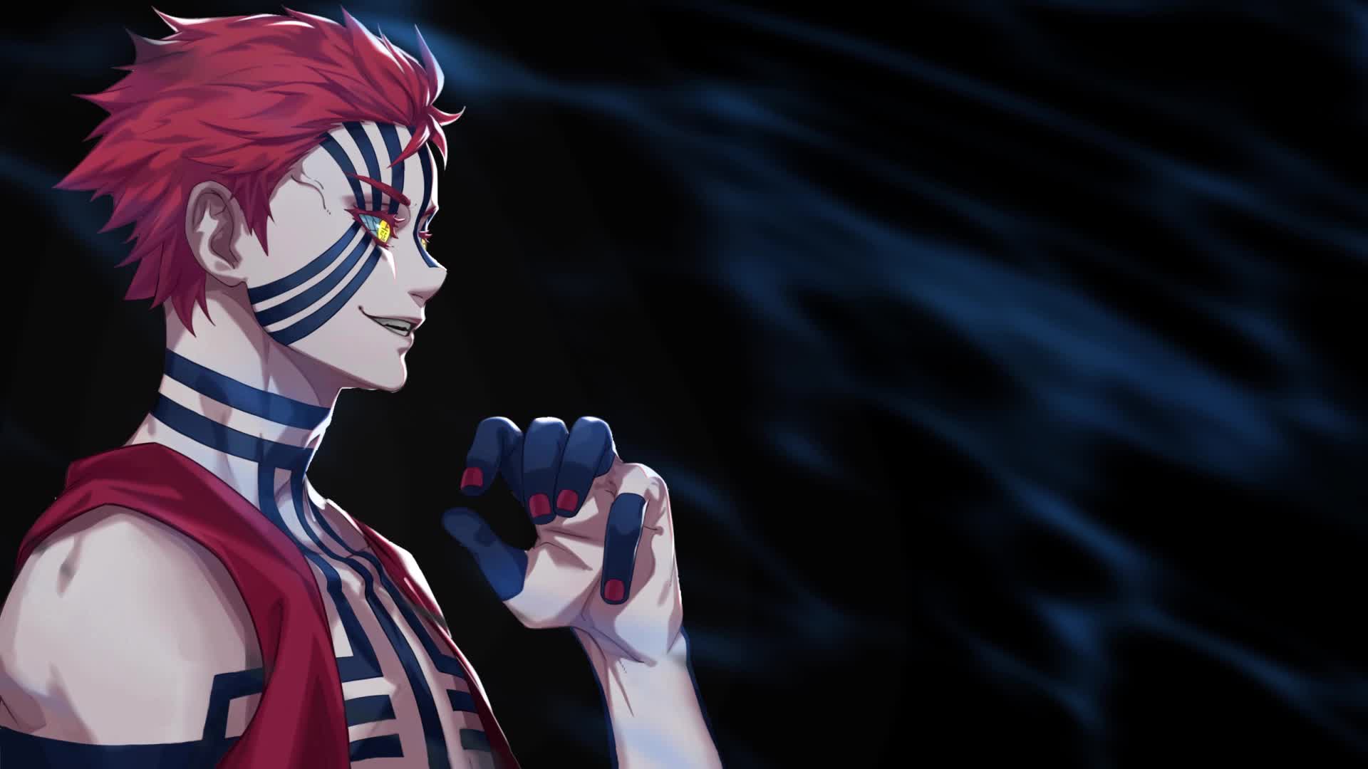 Kimetsu no Yaiba Akaza 猗 窩 座 Dark