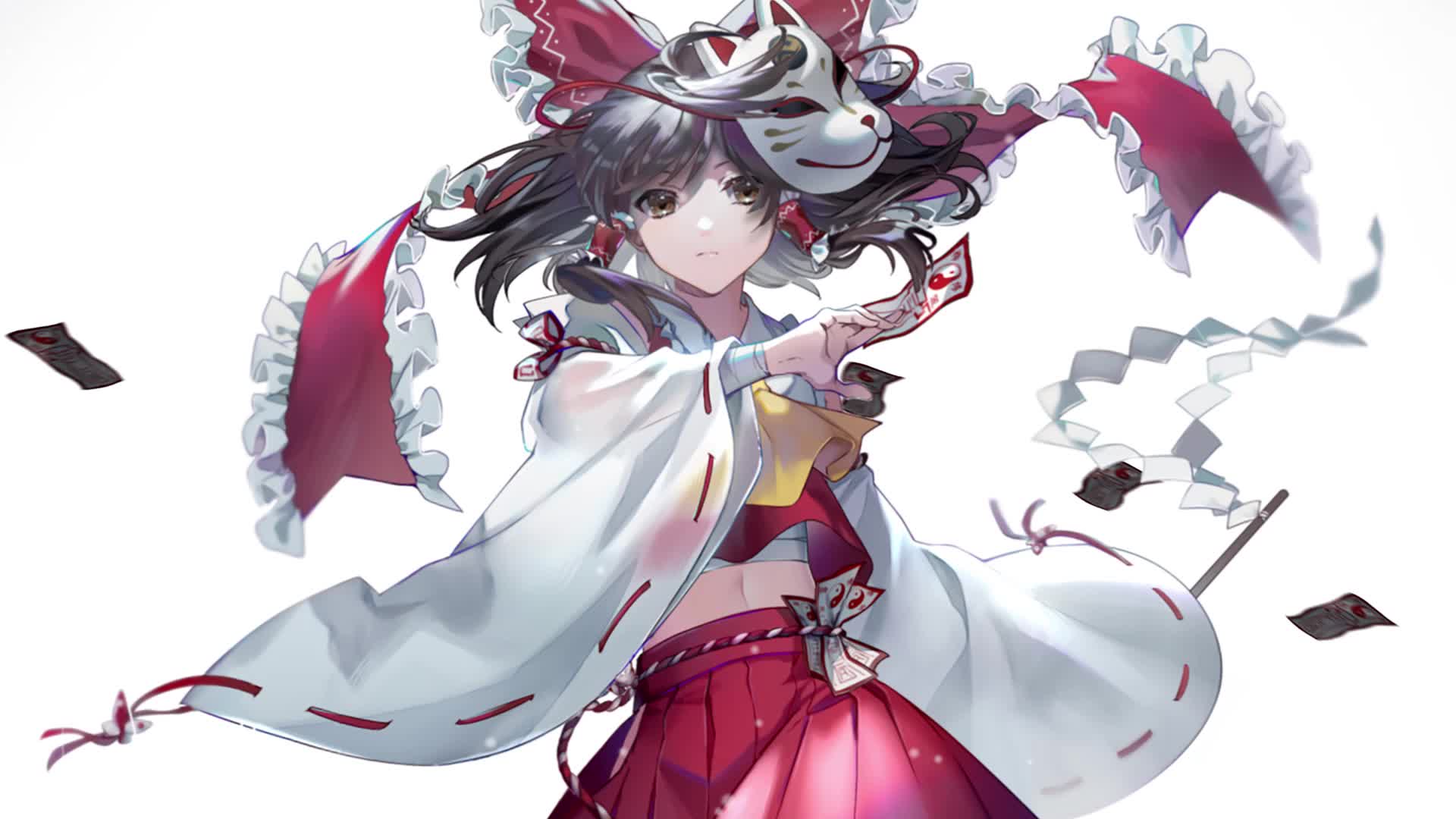 Hakurei Reimu Touhou 博麗霊夢 東方 pc live wallpaper