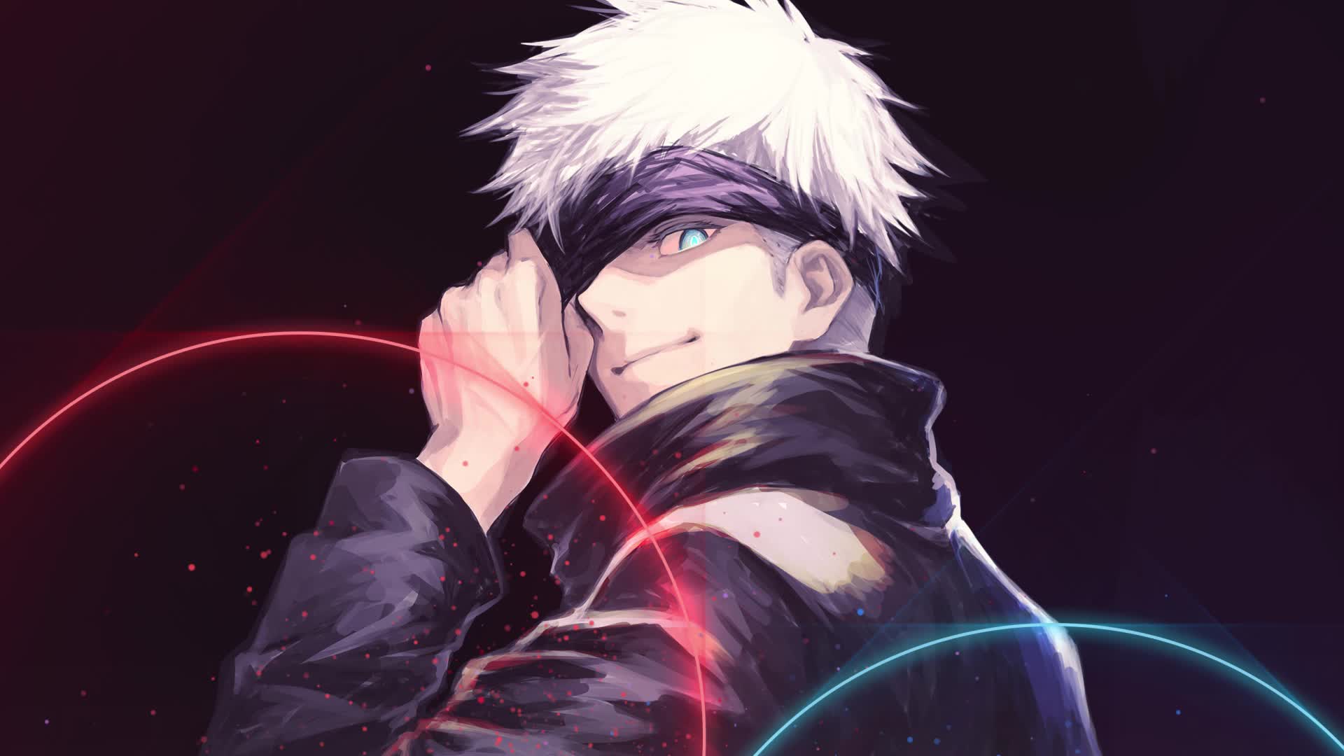 Gojo satoru red blue PC