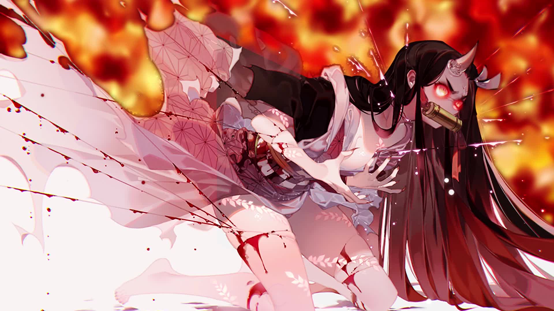 Demon Slayer Kimetsu no Yaiba 鬼滅の刃Nezuko Kamado 竈門禰豆子