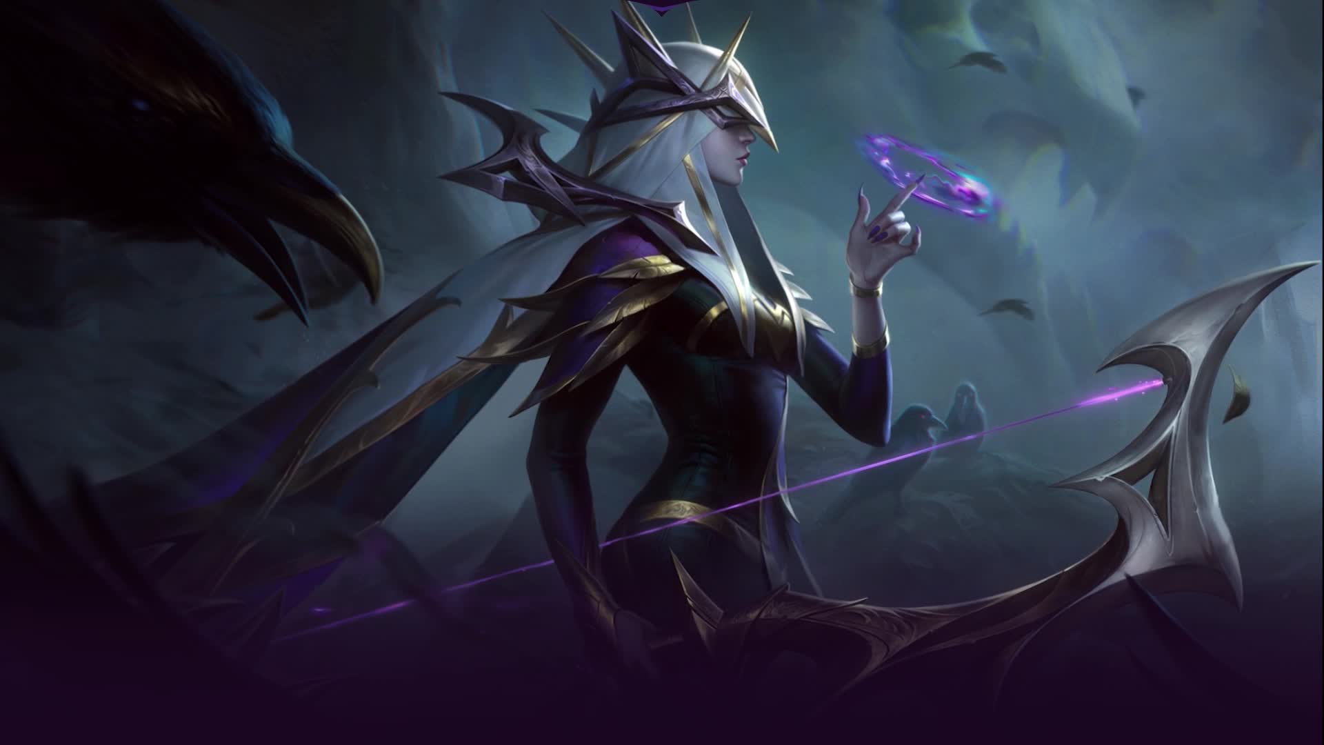coven ashe animated splash art 1080p 60fps