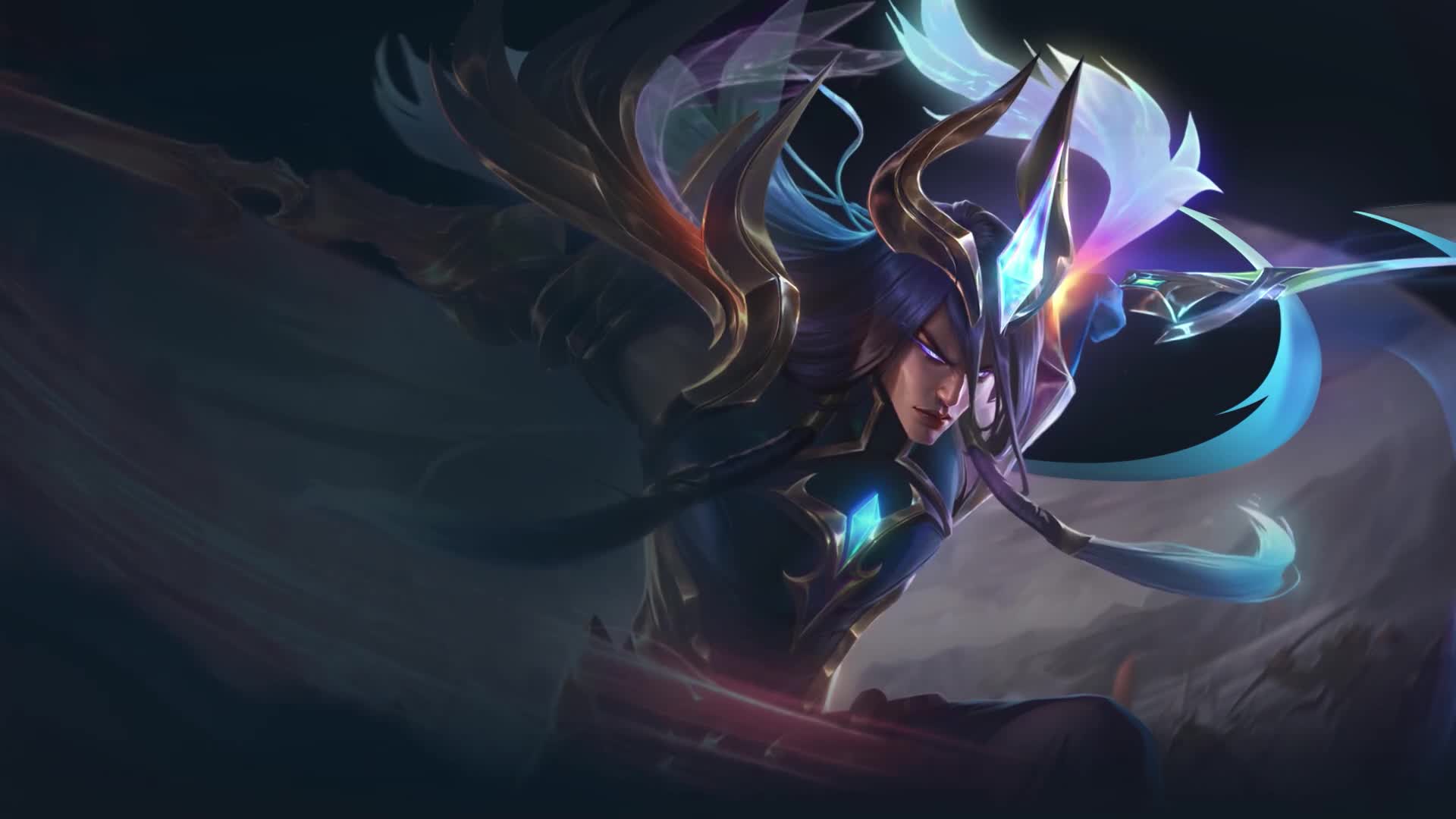 dawnbringer yone animated splash art 1080p 60fps