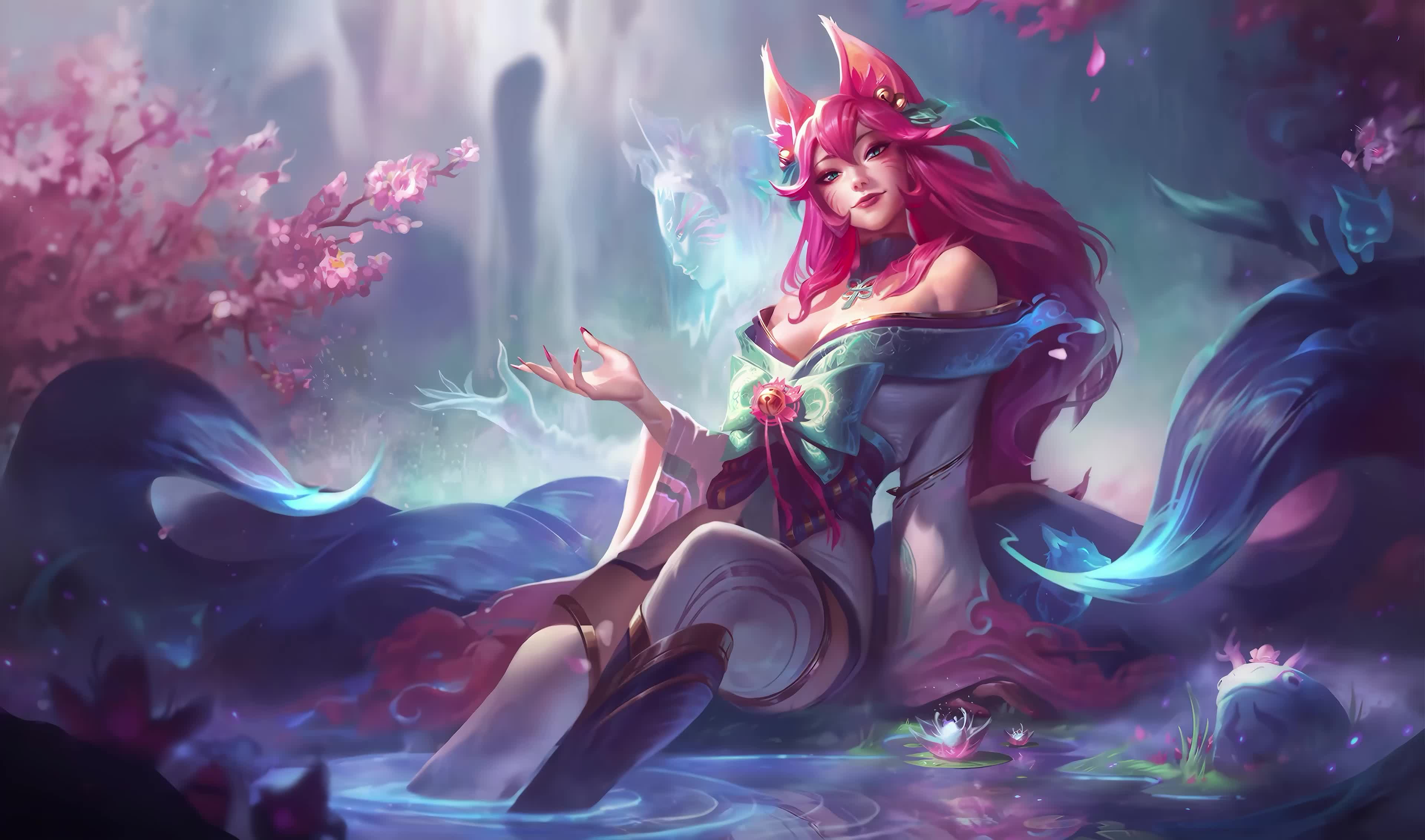 Spirit Blosssom Ahri 4K