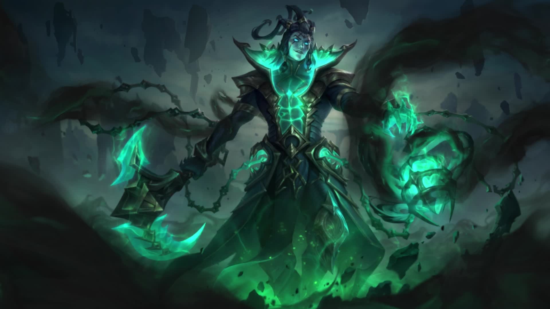 unbound thresh animated splash art 1080p 60fps