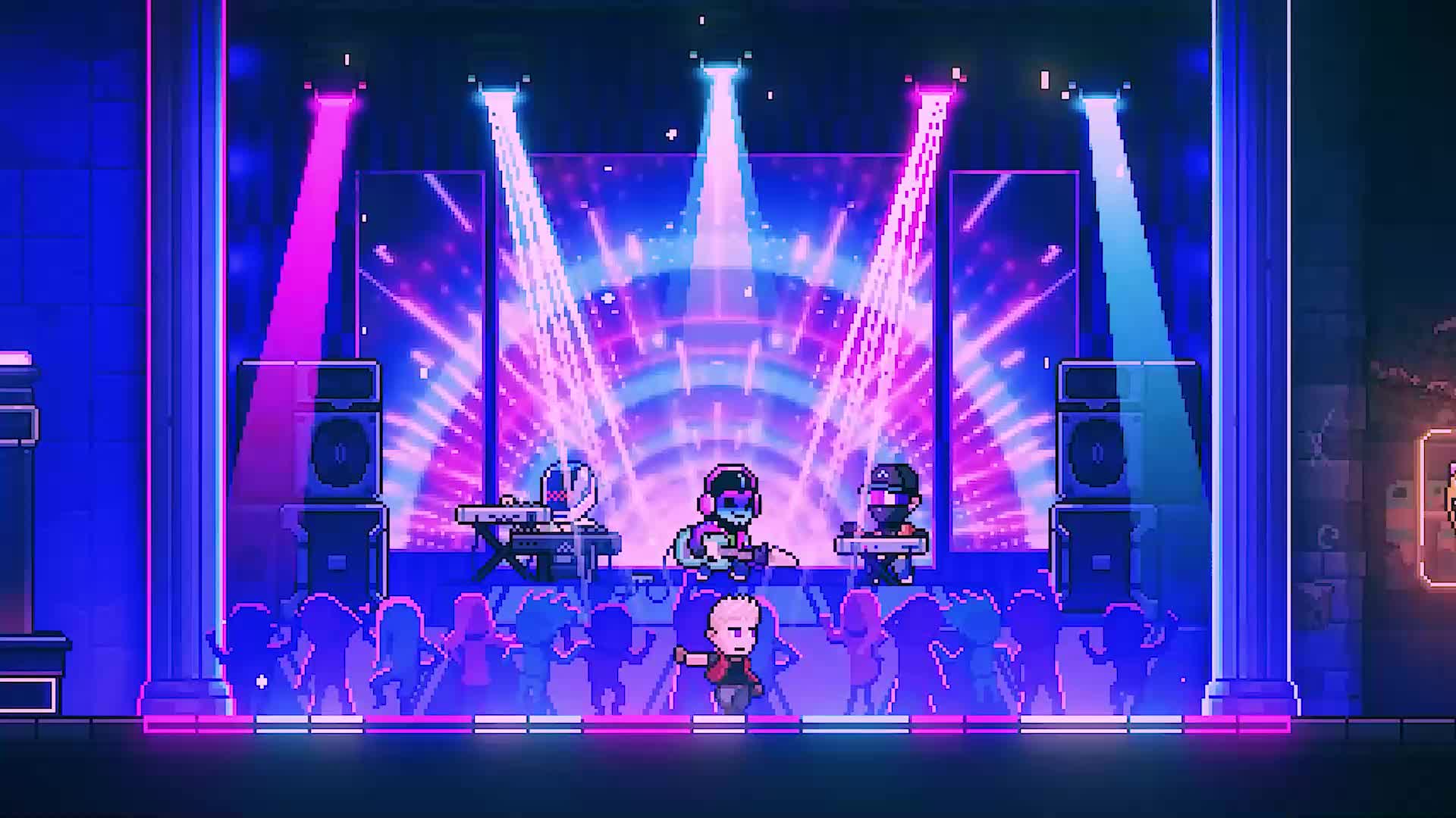 Neon Abyss 픽셀 댄스장