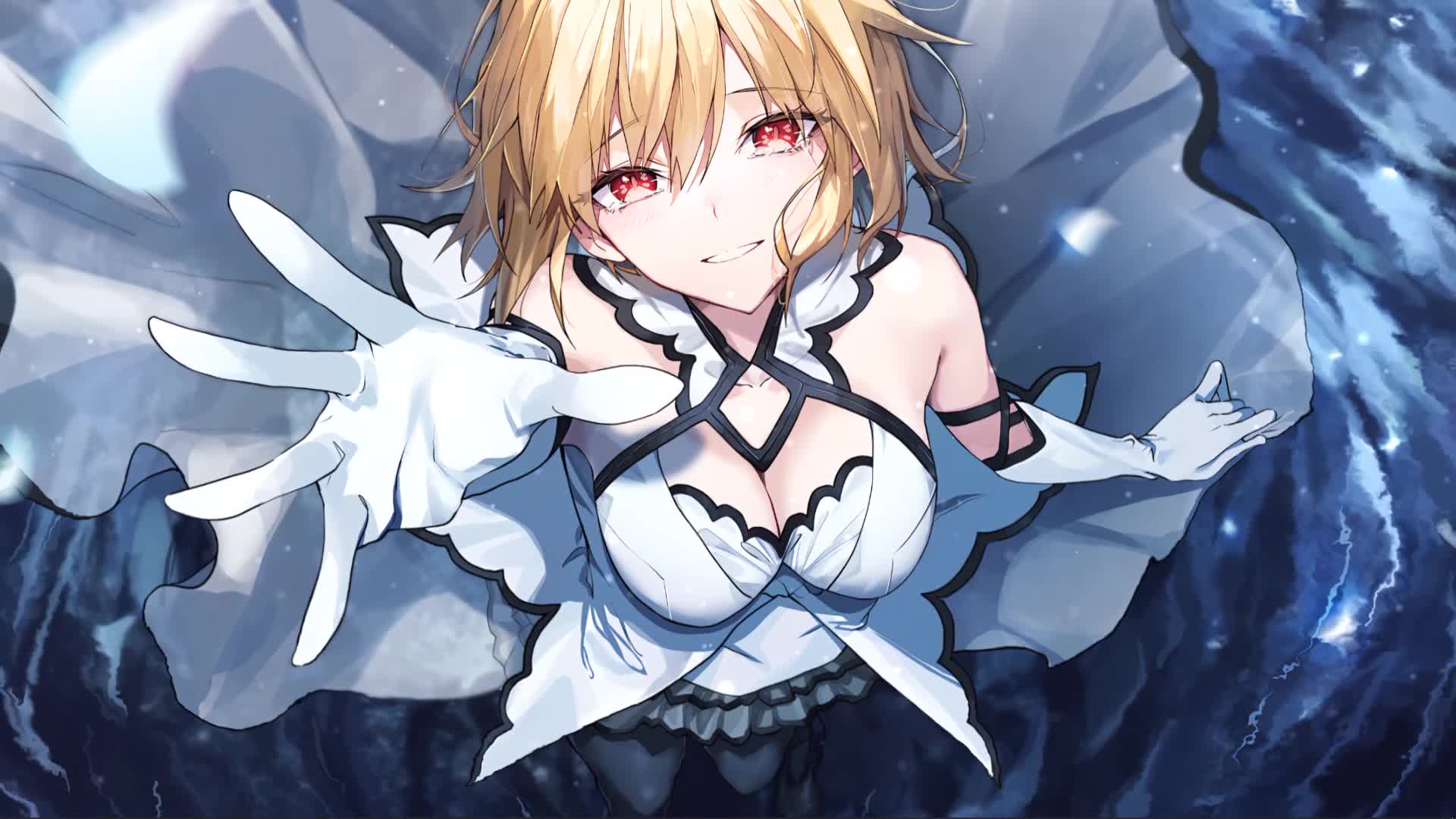 4k A piece of blue glass moon Tsukihime Re Arcueid Brunestud Live Wallpaper