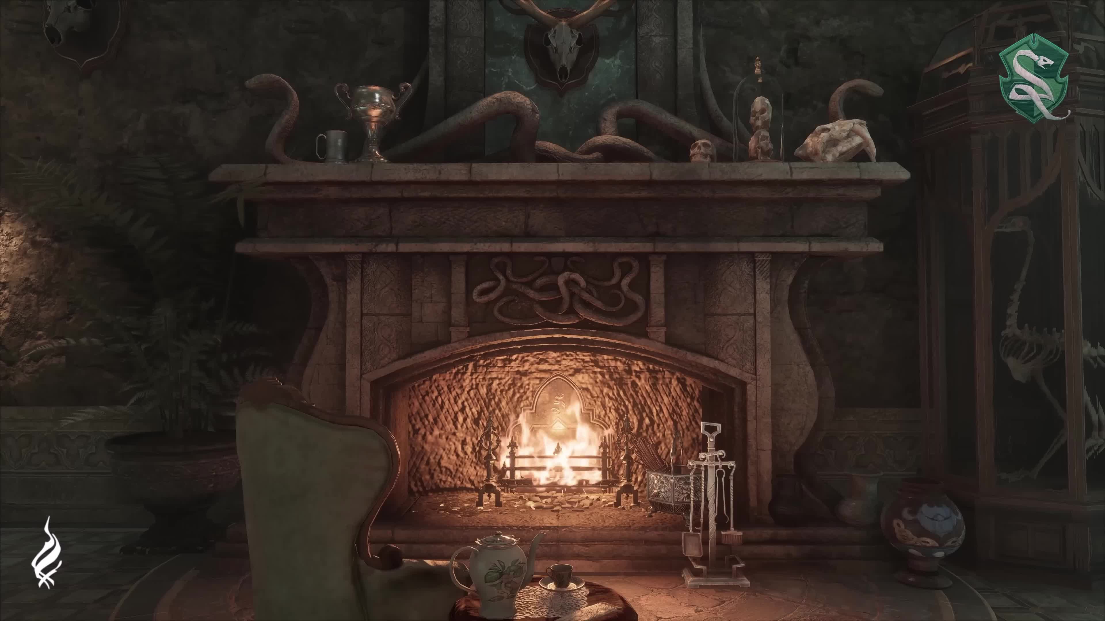 Slytherin Fireplace