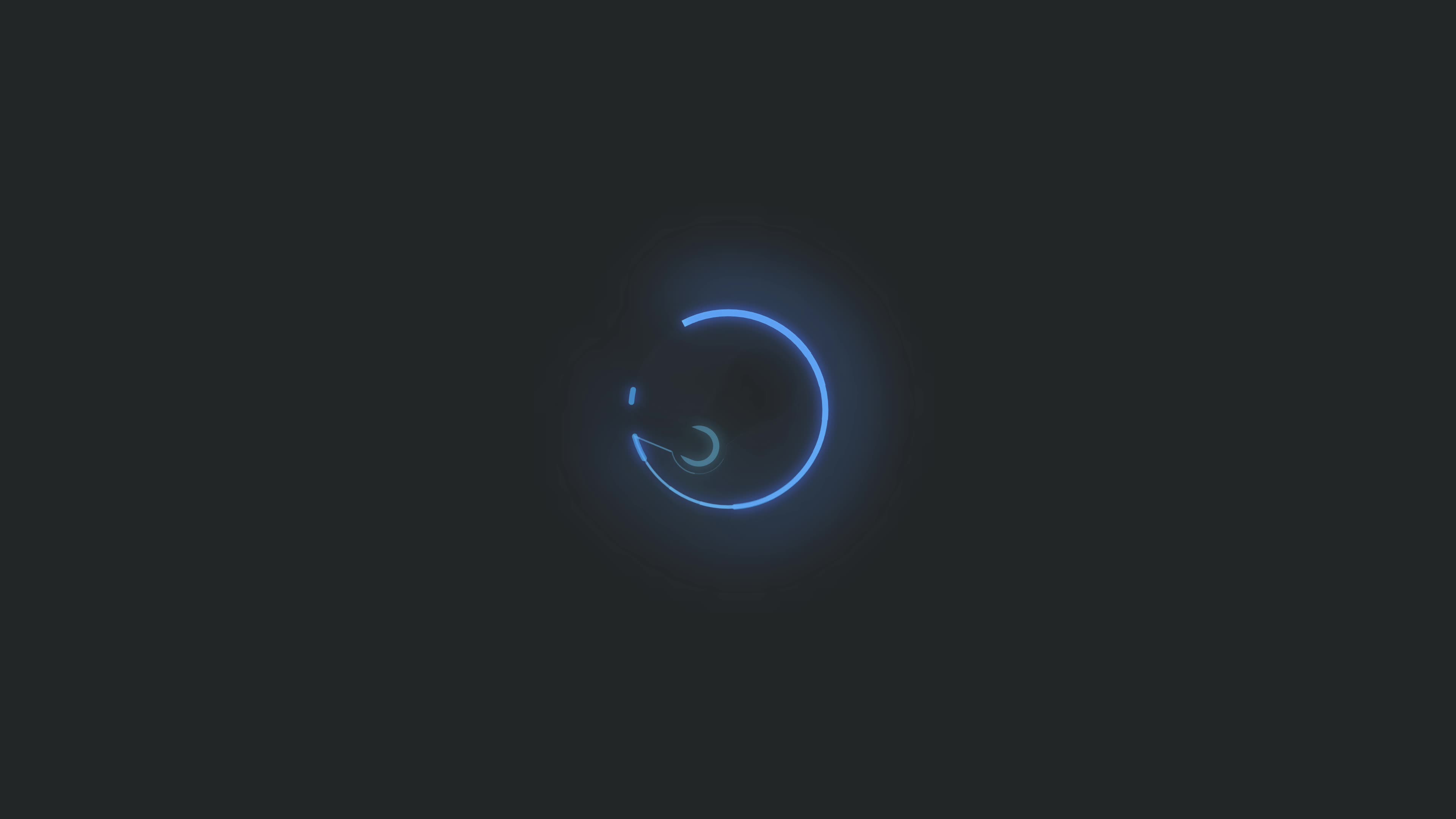 Steam Neon Logo 4K