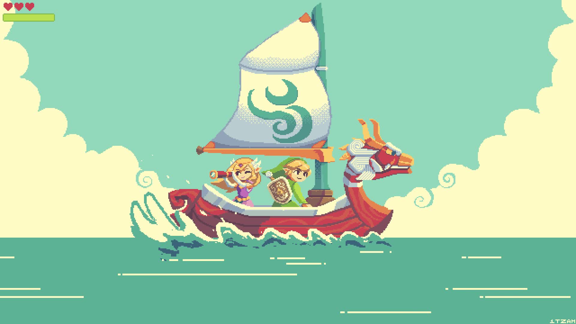 Zelda Wind Waker Pixel