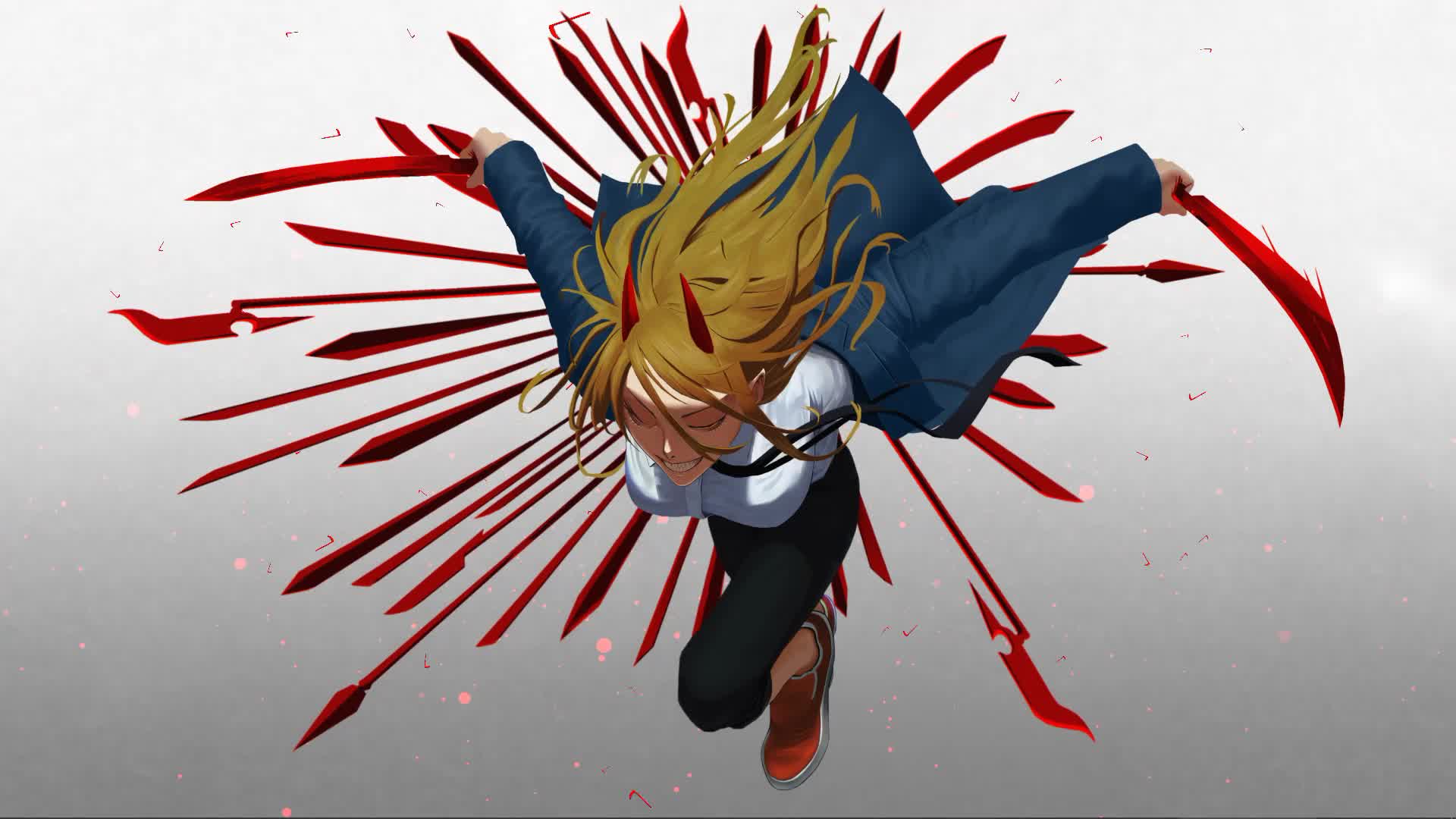 Anime Chainsaw Man Power Animation