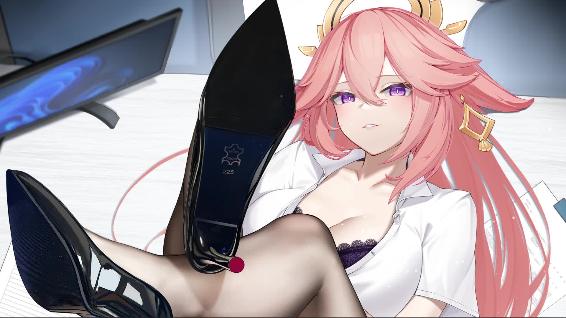 八重神子高跟 yae miko2 Live Wallpaper