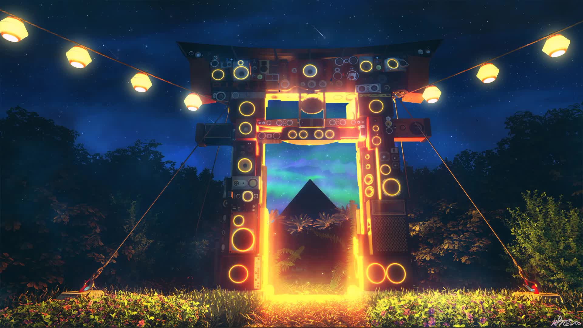 Karaoke Torii live wallpaper