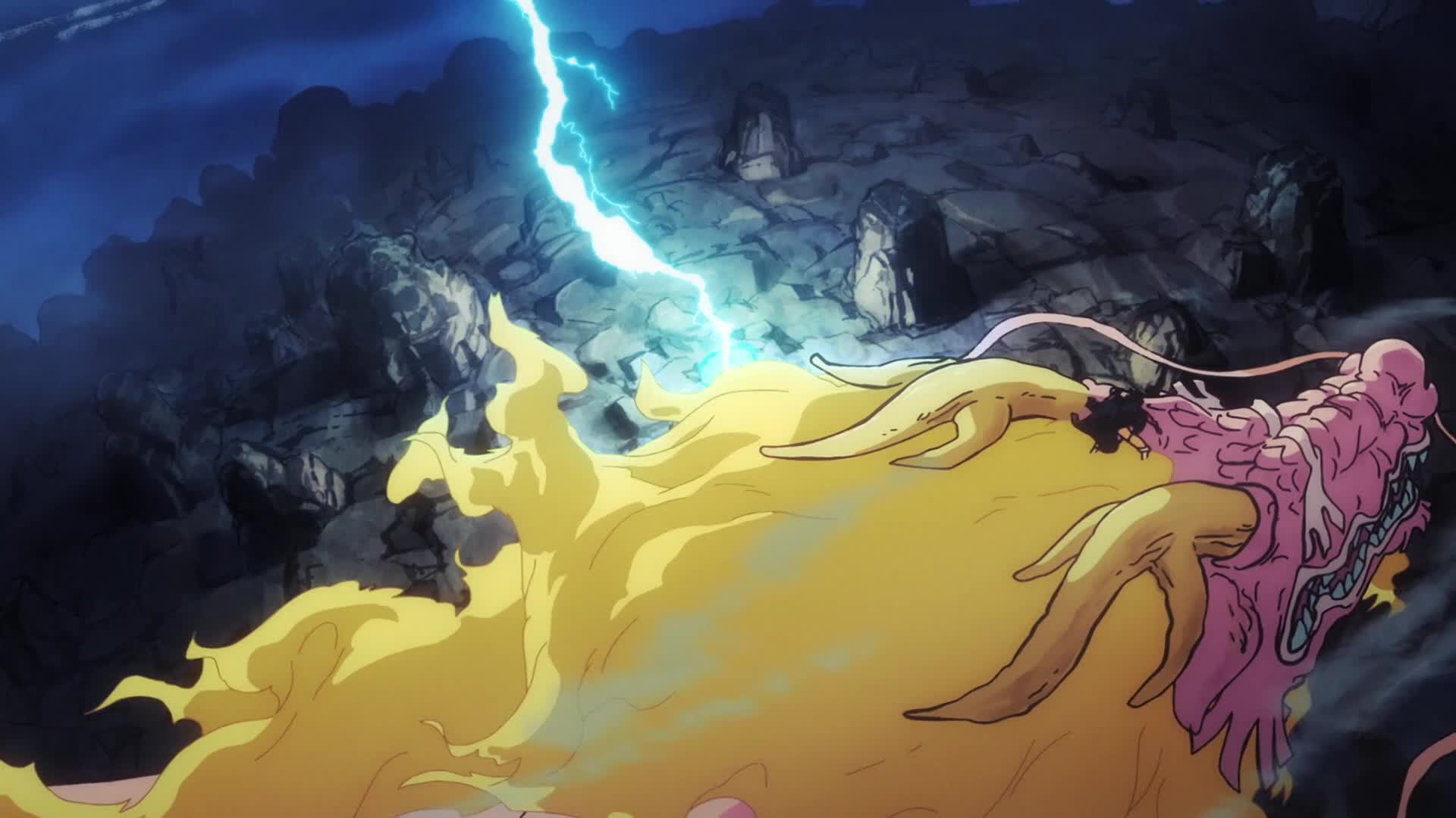 Luffy ride dragon live wallpaper