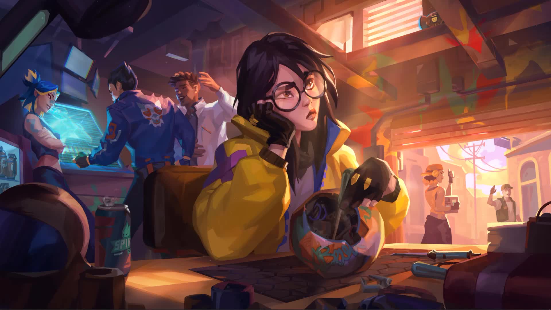 Valorant - Killjoy and Raze Live Wallpaper