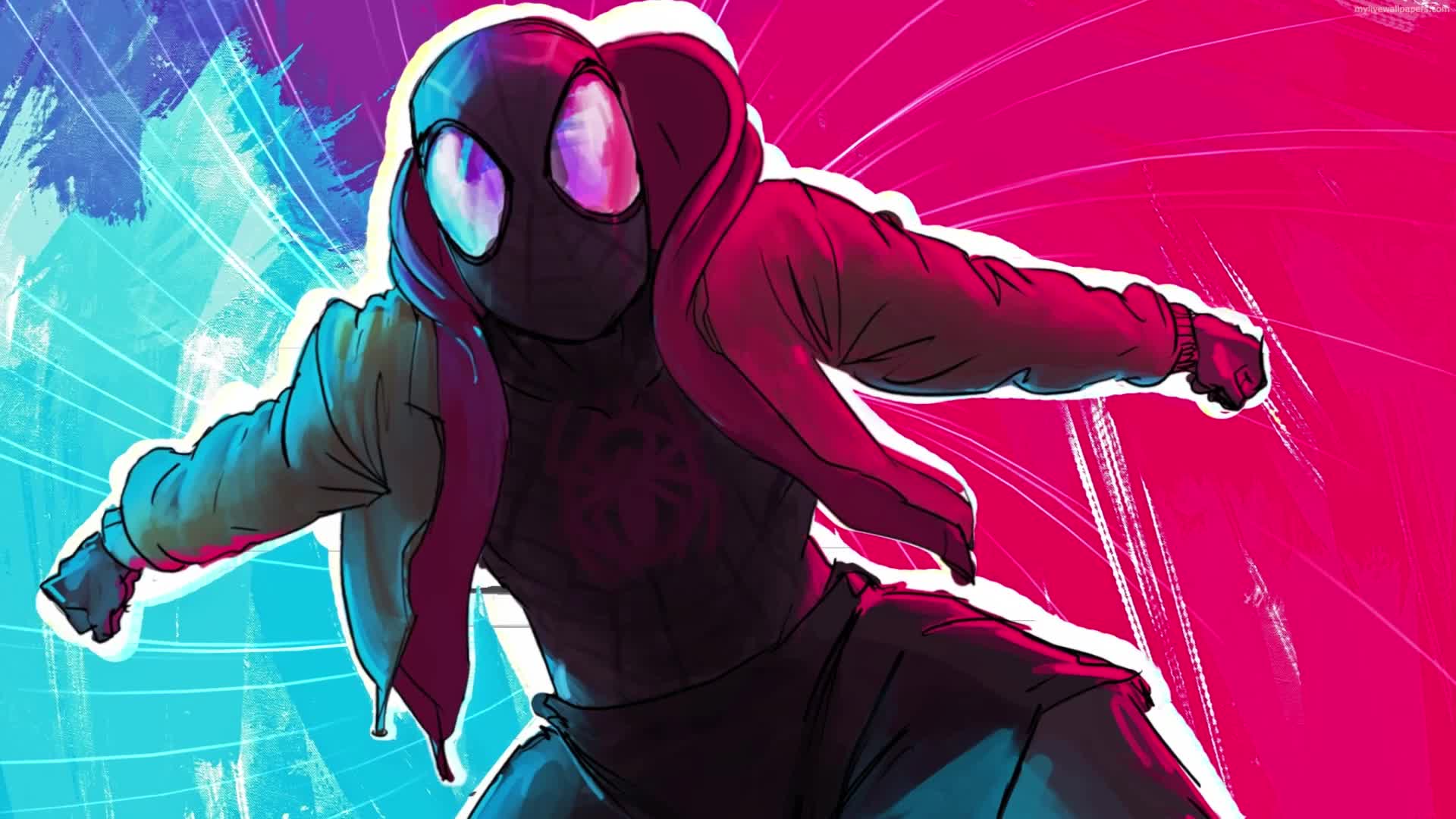 Miles Spidey Animation Wallpaper