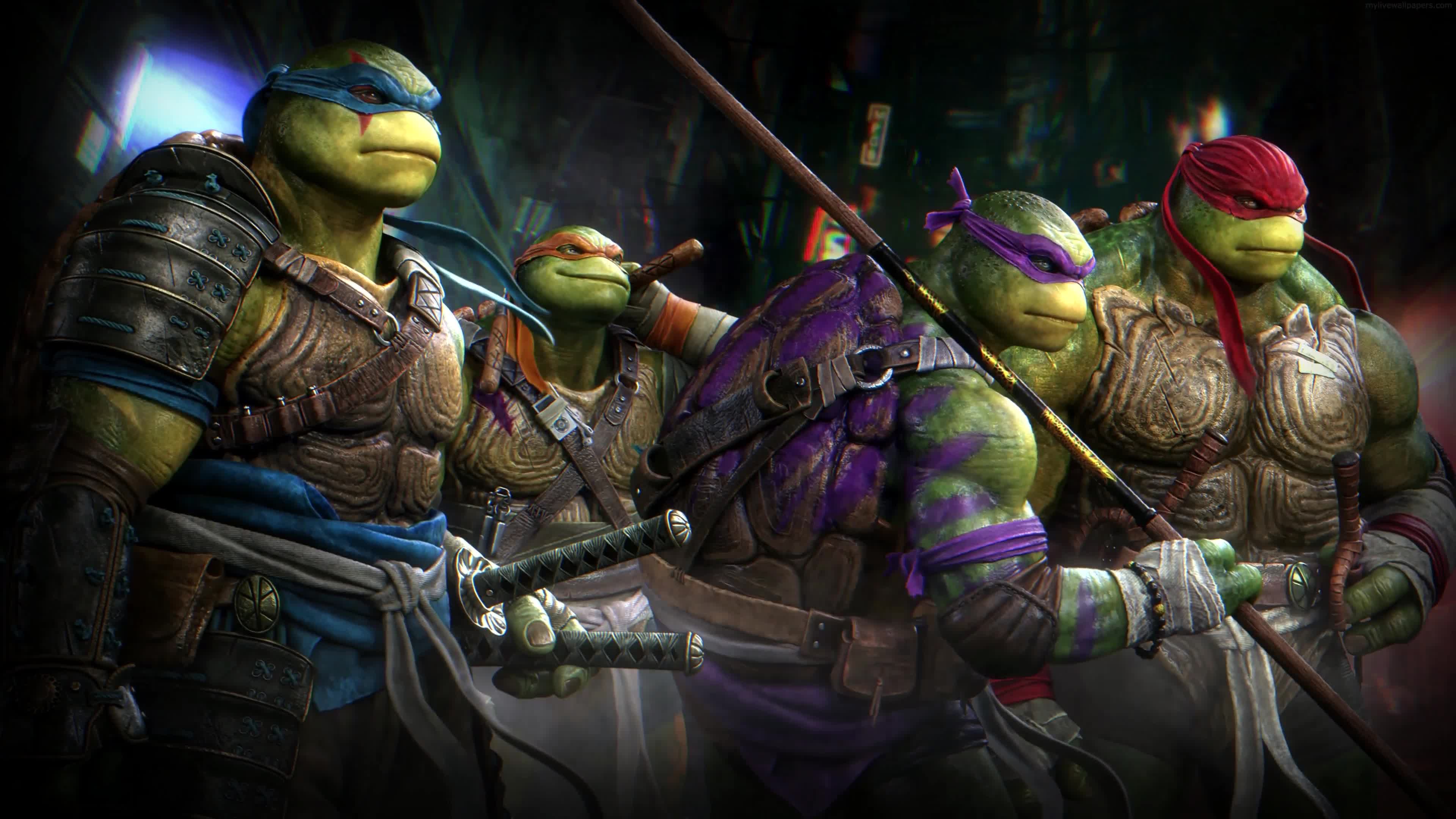 tmnt turtles ninjas Wallpaper Live