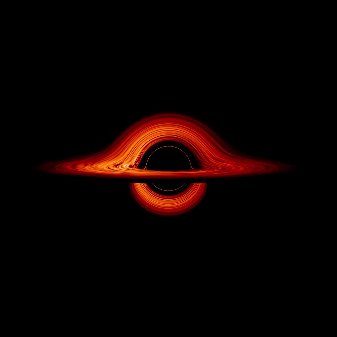 Black Hole Spin Animation