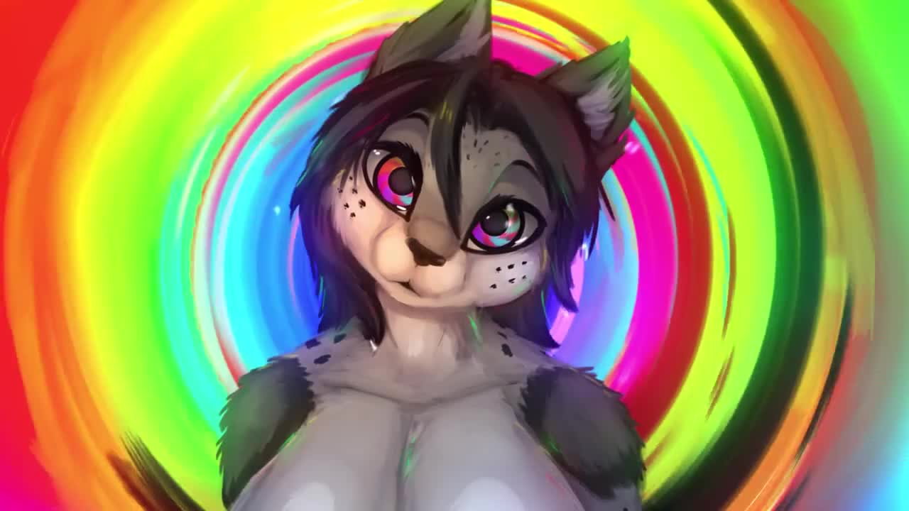 Wolf Girl Furry Eyes Live Wallpaper
