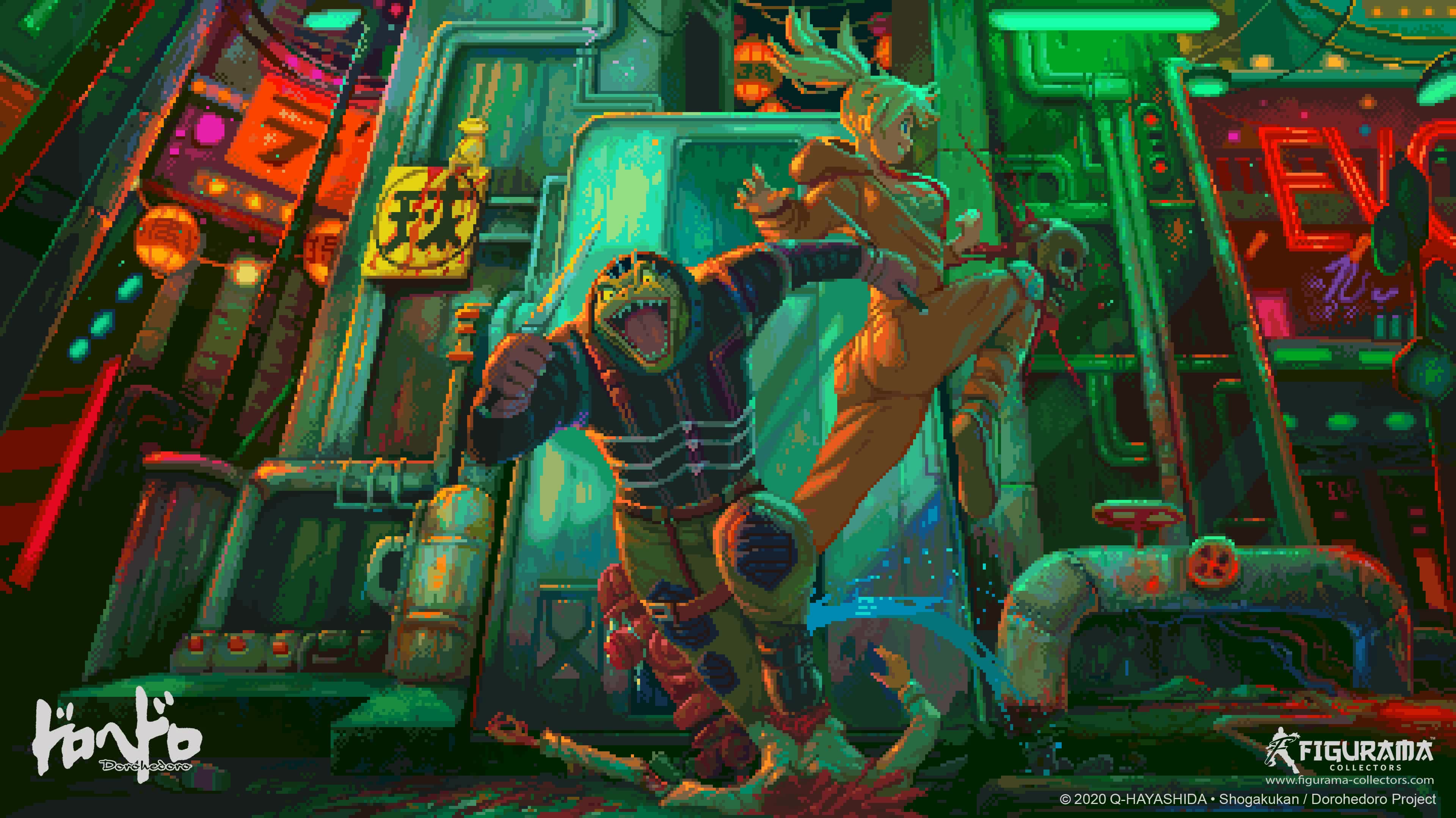 Dorohedero Pixel Art Live Wallpaper