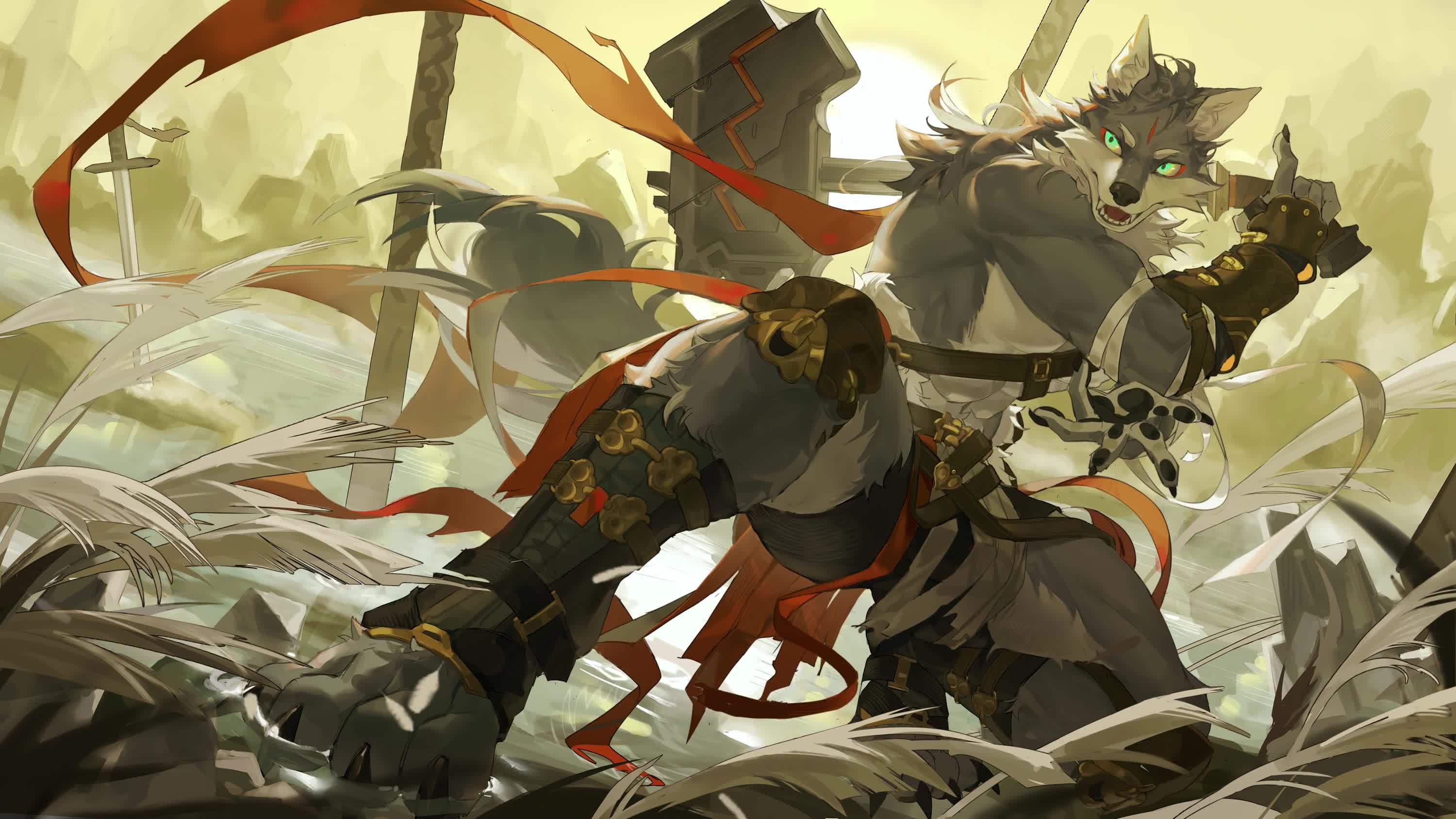 Wolf Warrior Live Wallpaper