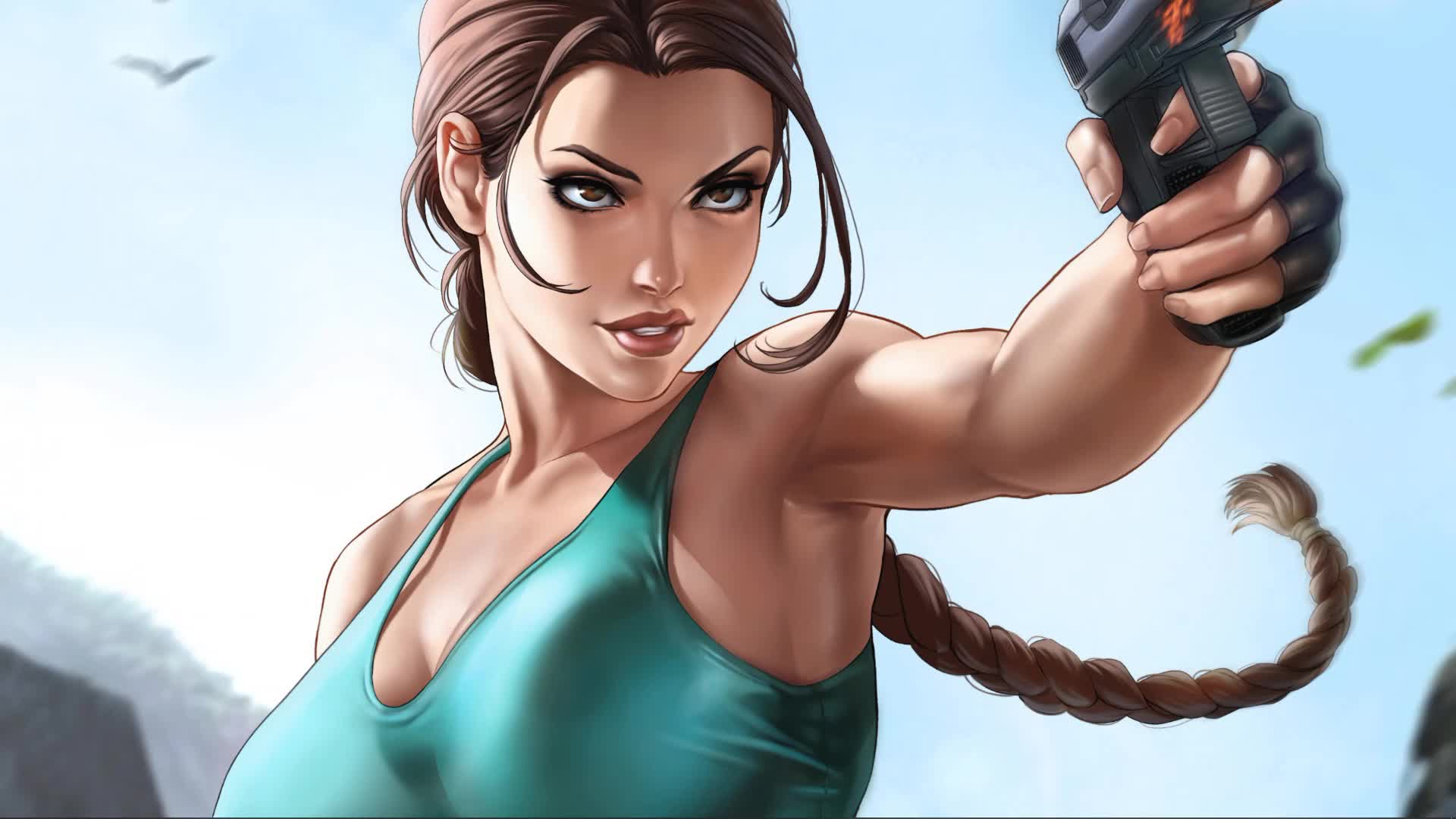 Lara Croft Tomb Rider Lively Wallpaper