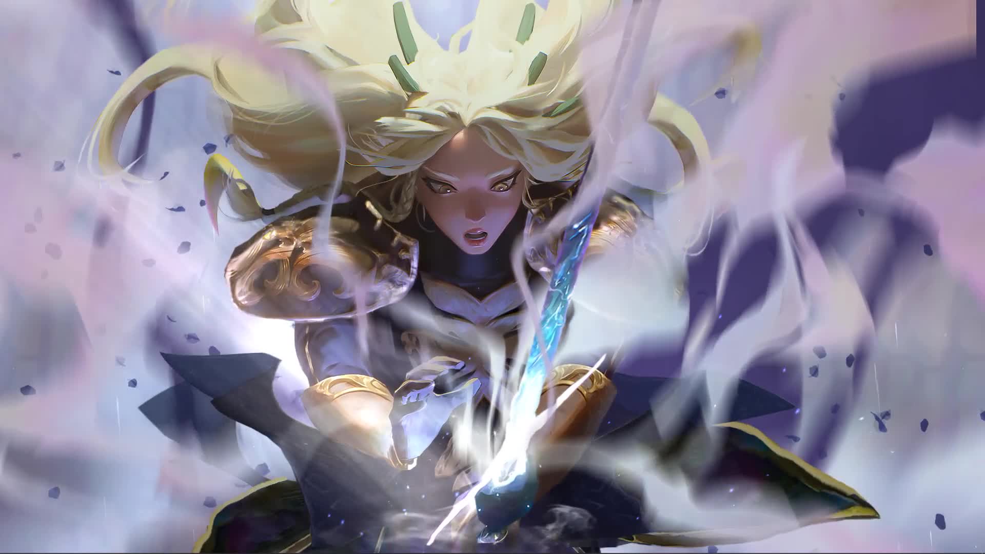 Dephanie Magic Sword Animation