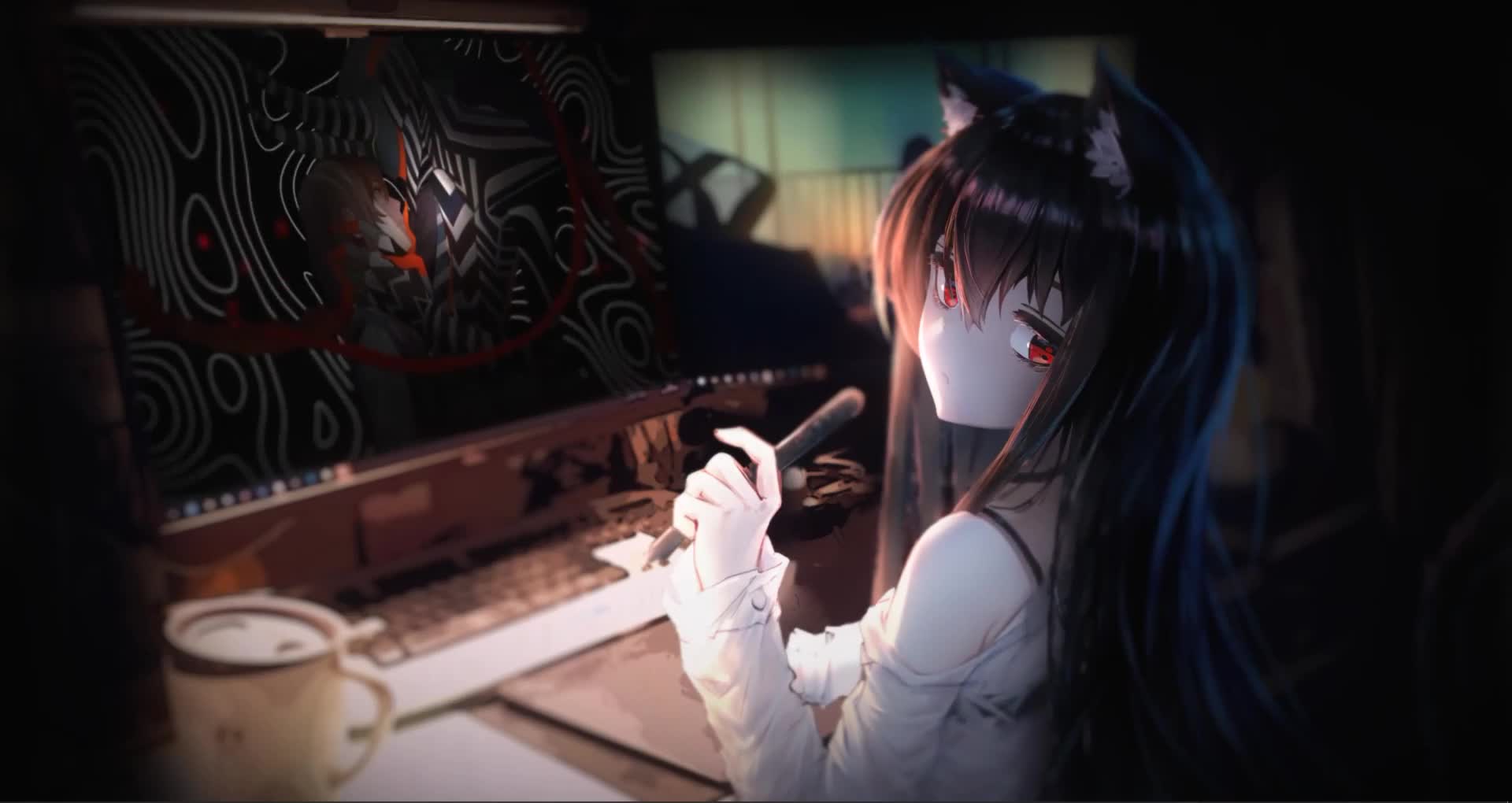 Cat Girl Live Wallpaper For Pc