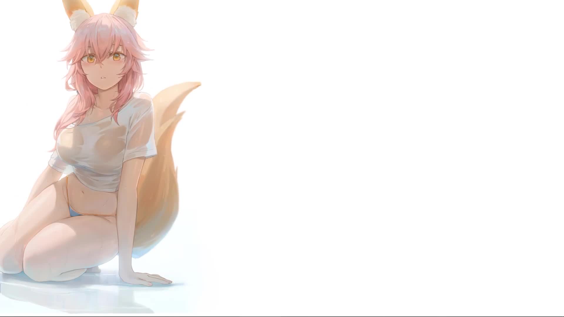 Miko Fox Anime Live Walpaper