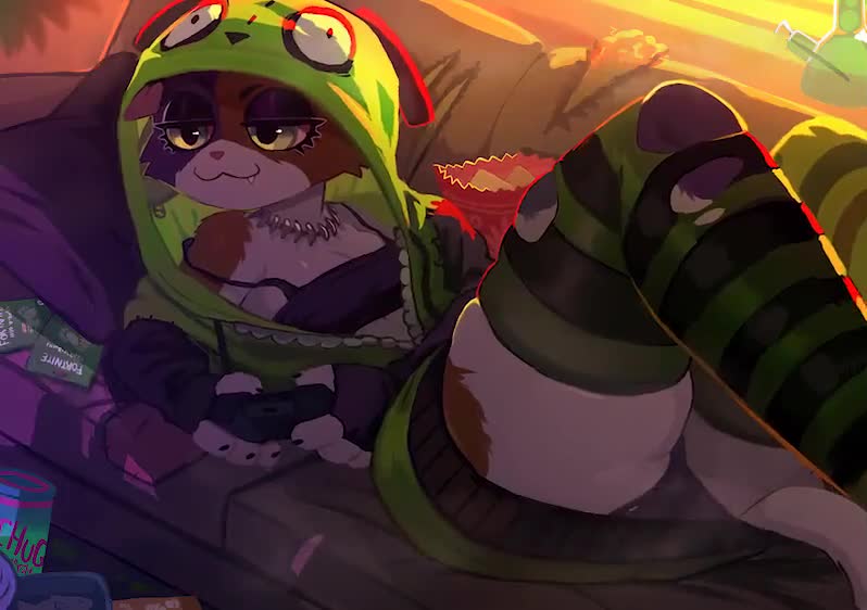 Meow Skulls Playing Live Wallpaper