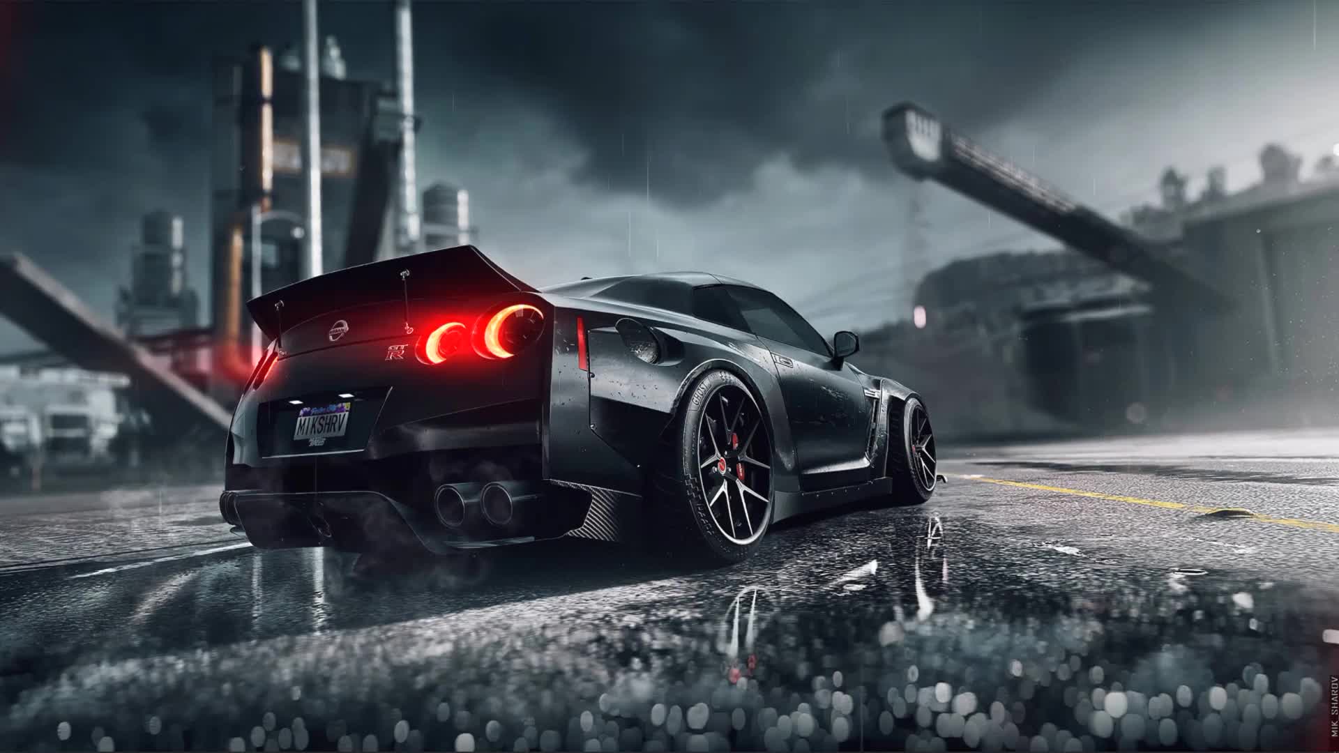 Nissan Gtr Nfs Heat Live Wallpaper