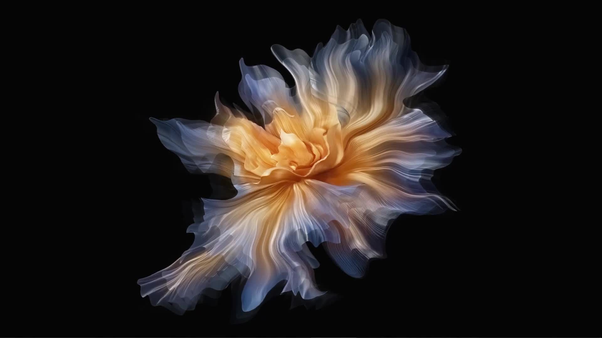 Abstract Digital Flower Live Wallpaper