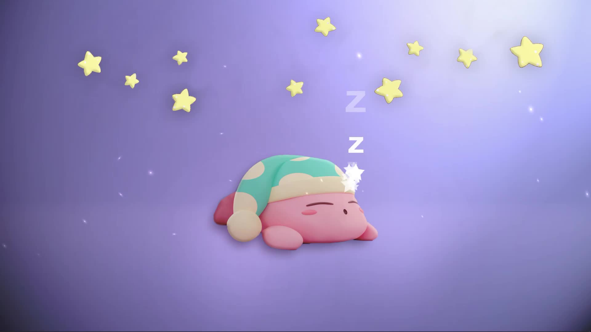 Sleepy Kirby live wallpaper