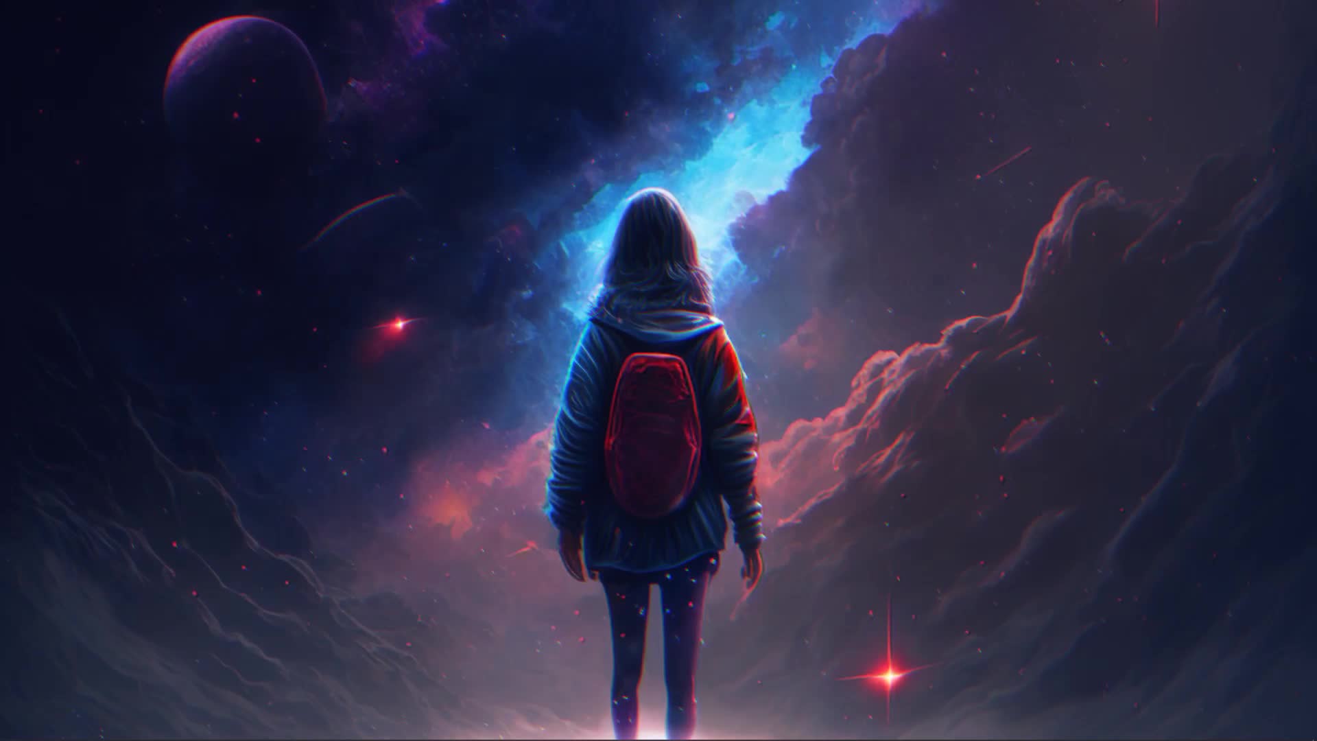 Alone In Space Live Wallpaper