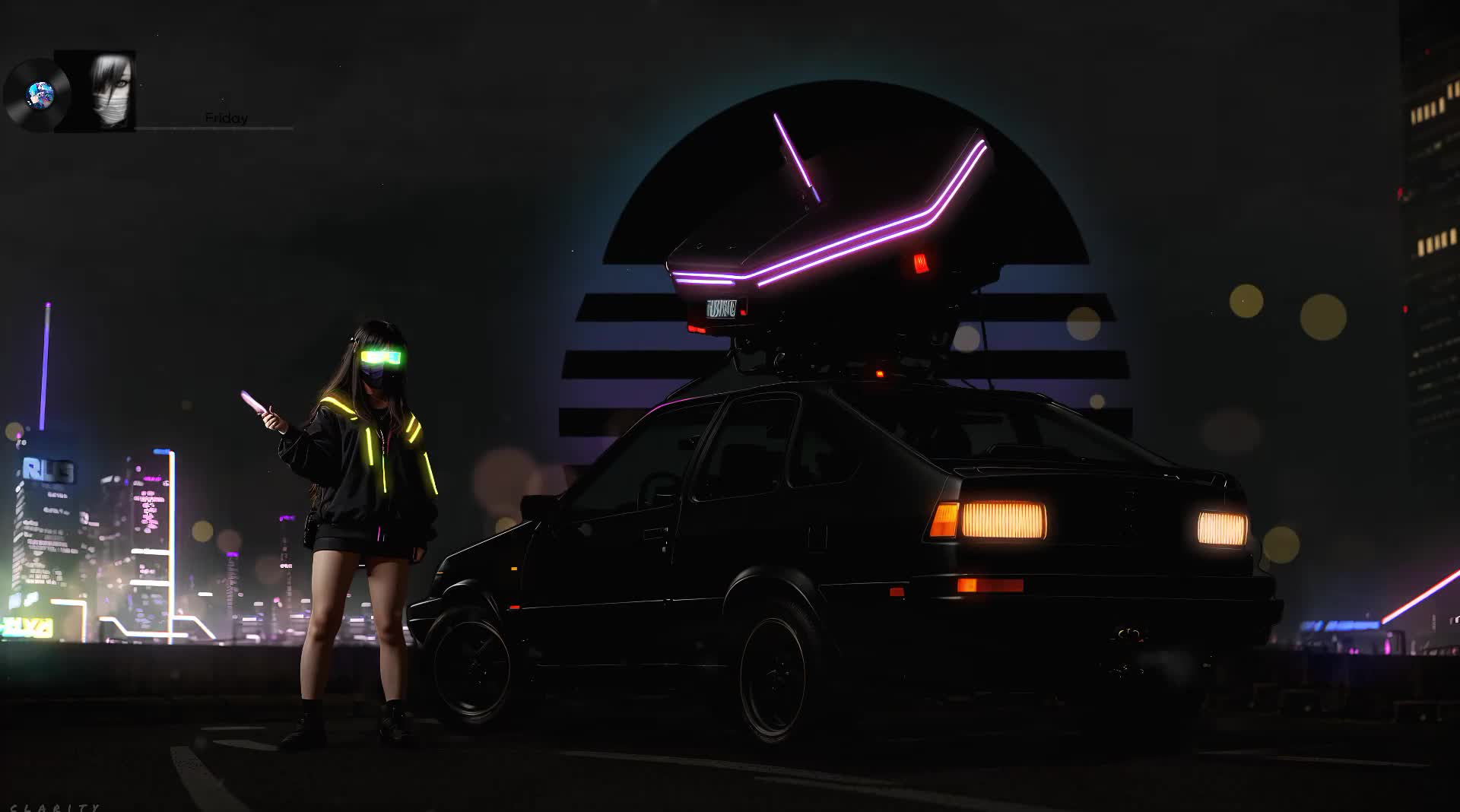 Neon Nights Cyberpunk Live Wallpaper