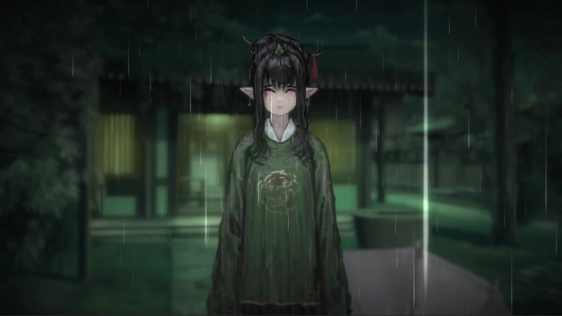 Elf Under The Rain Live Wallpaper