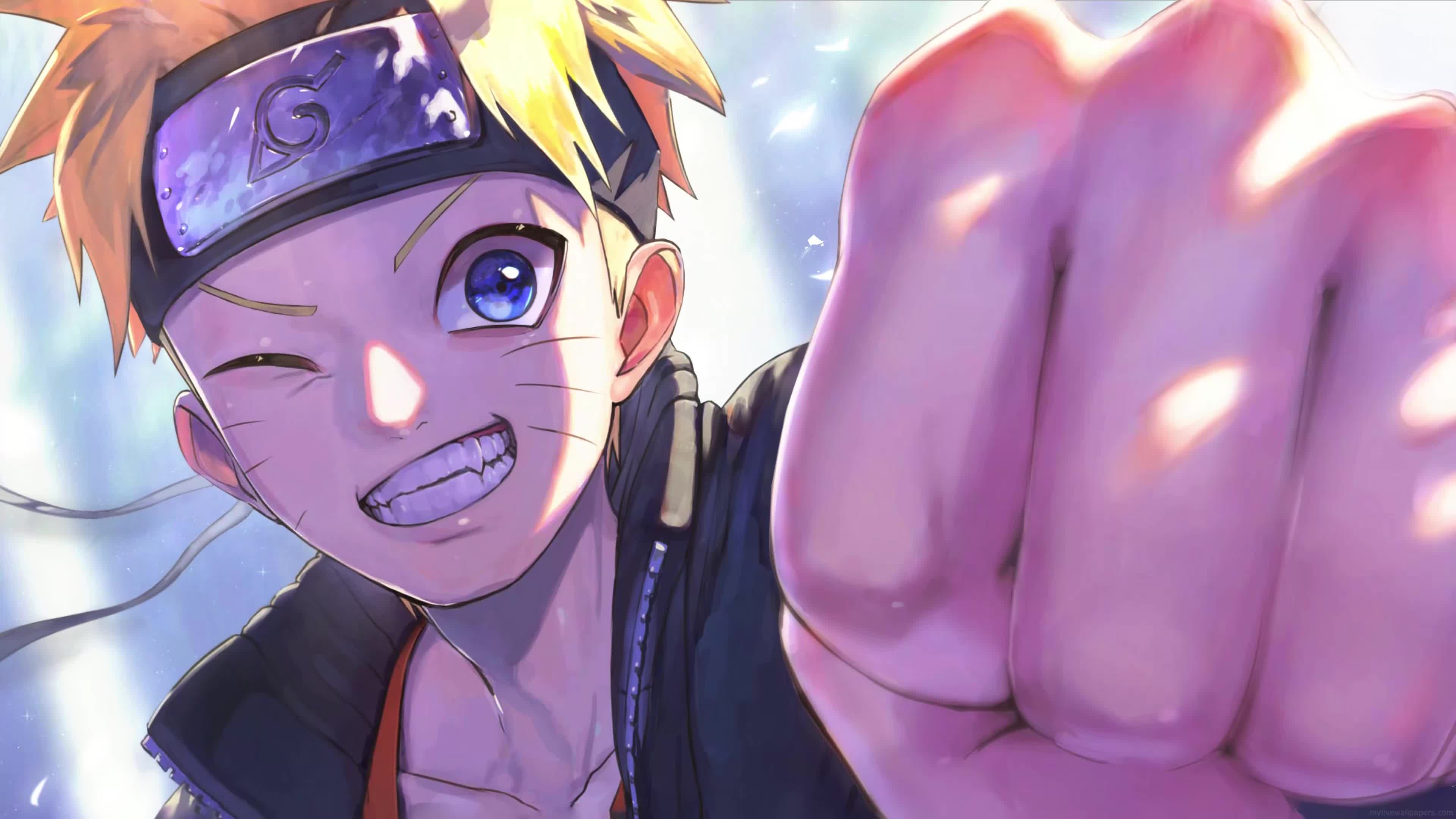 Naruto Fist Bump 4K