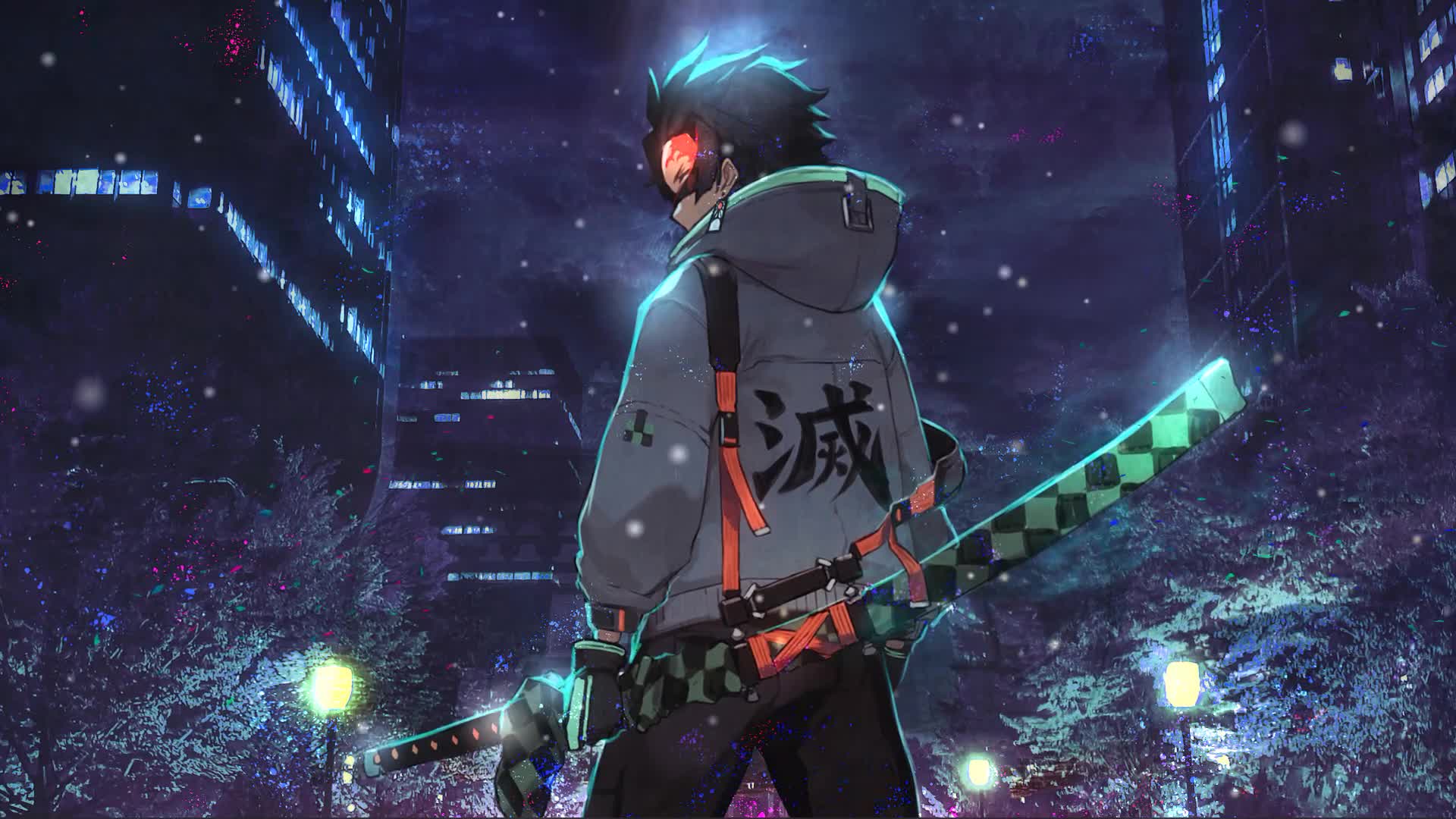 Modern Tanjiro Live Wallpaper