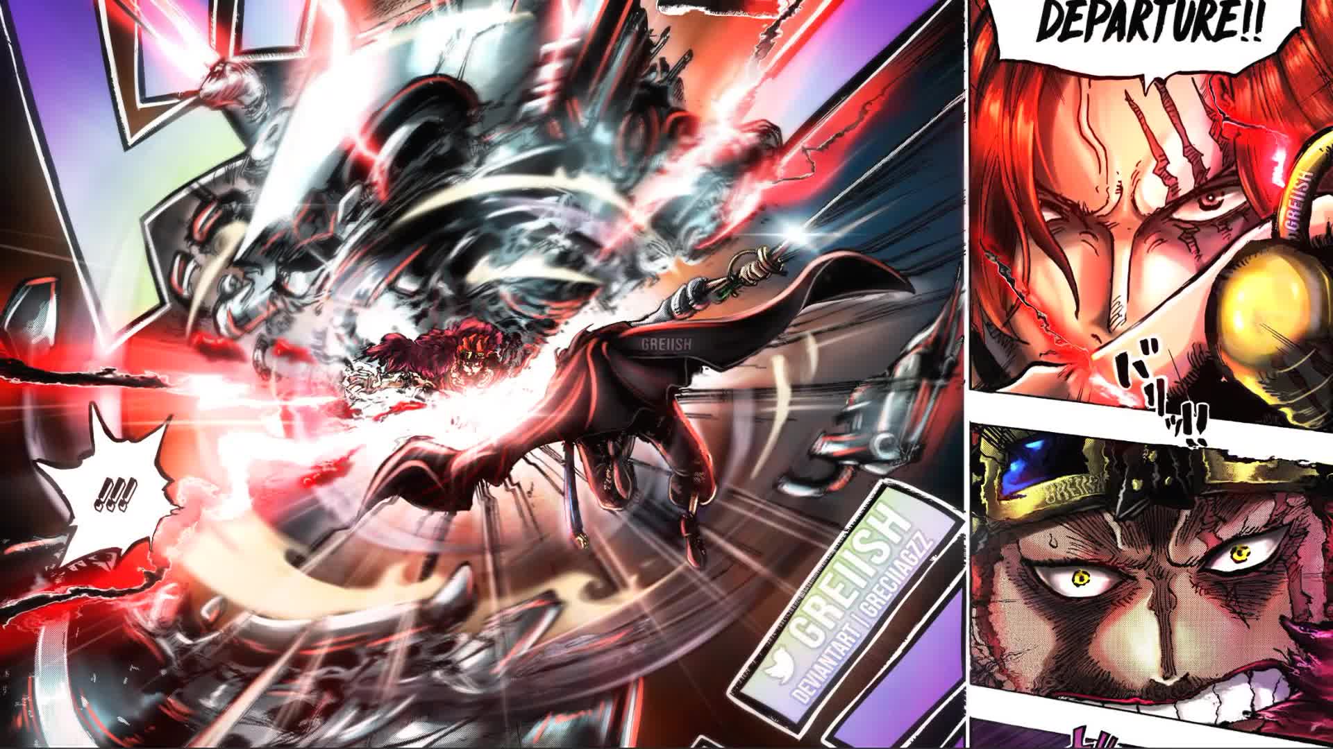 One Piece Shanks And Kidd