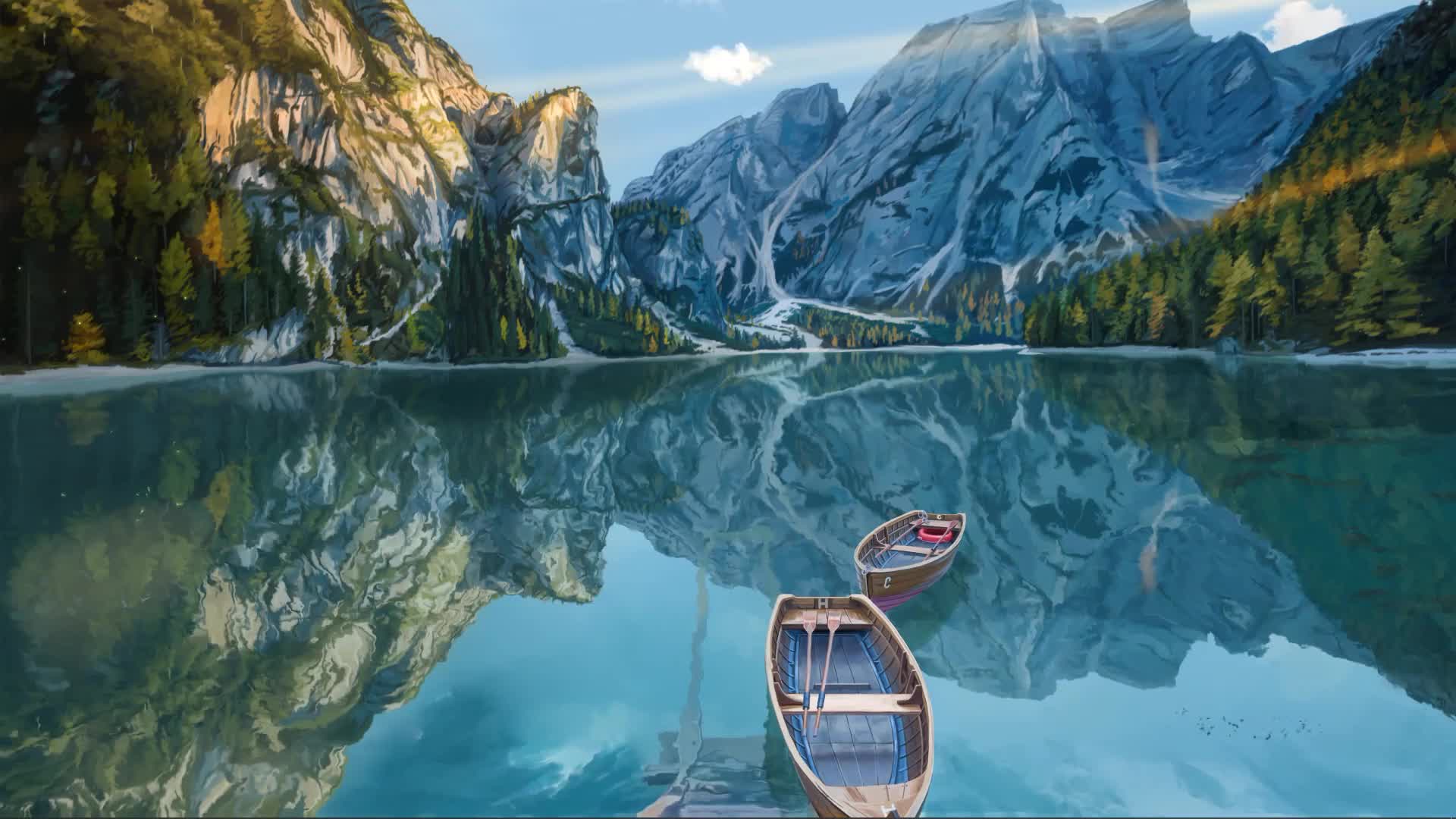 Lake Braies Live Wallpaper