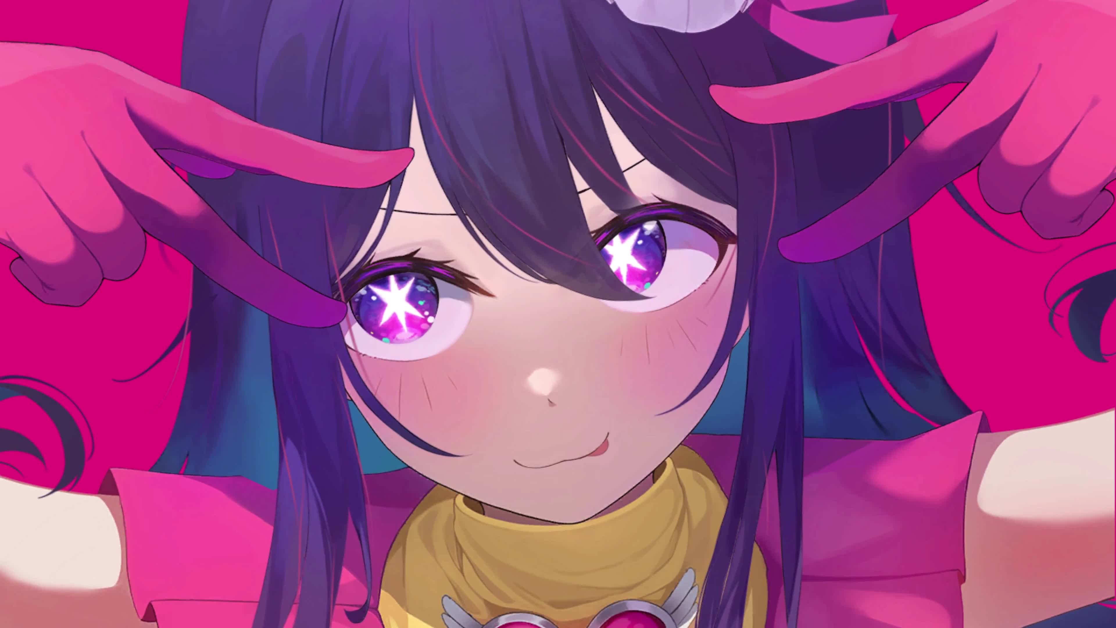 Cute Ai Hoshino 4K Live Wallpaper