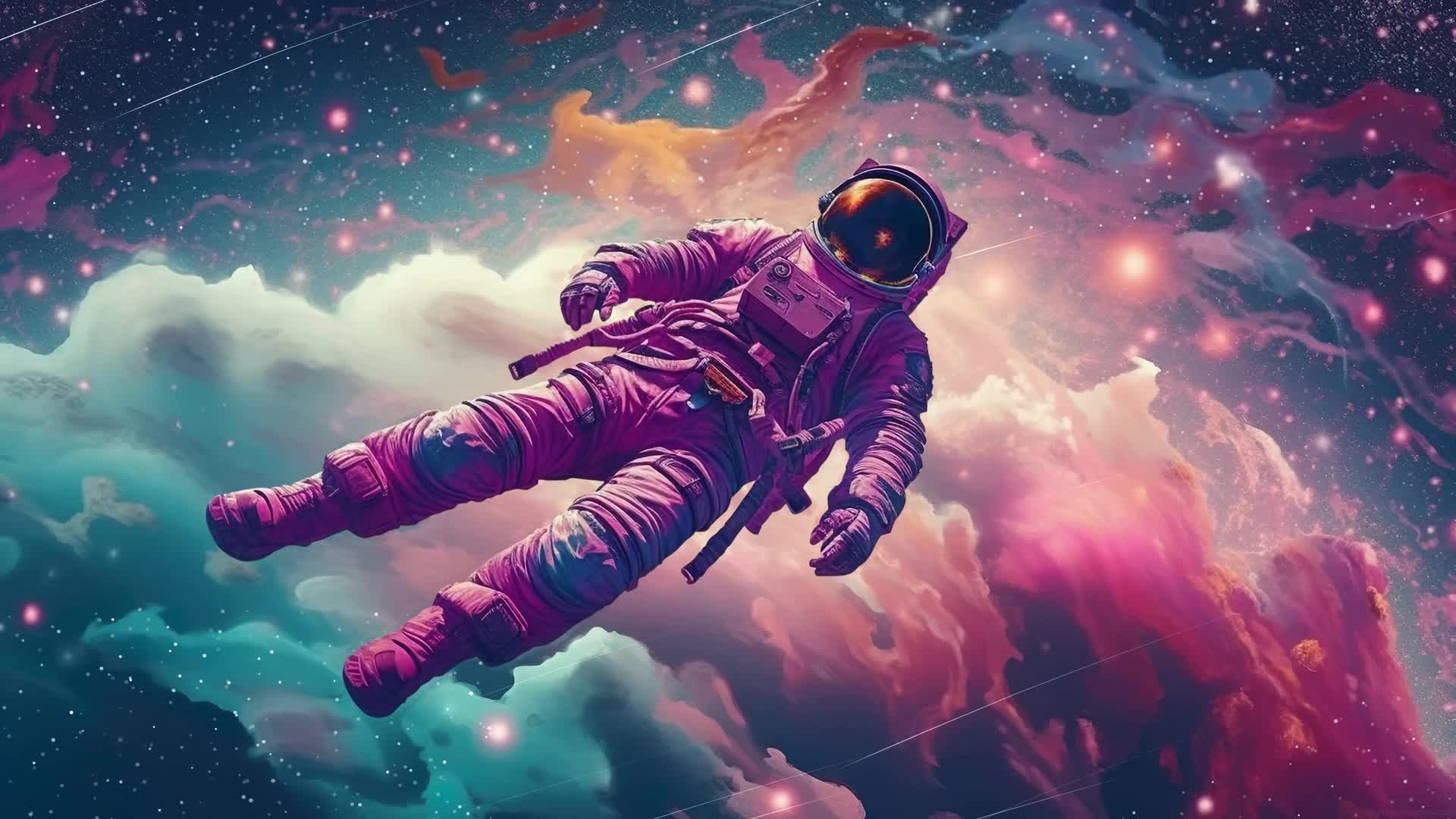 Drifting Spaceman Live Wallpaper
