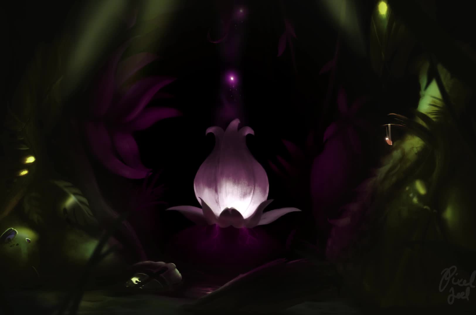 Plantera Bloom HD Live Wallpaper