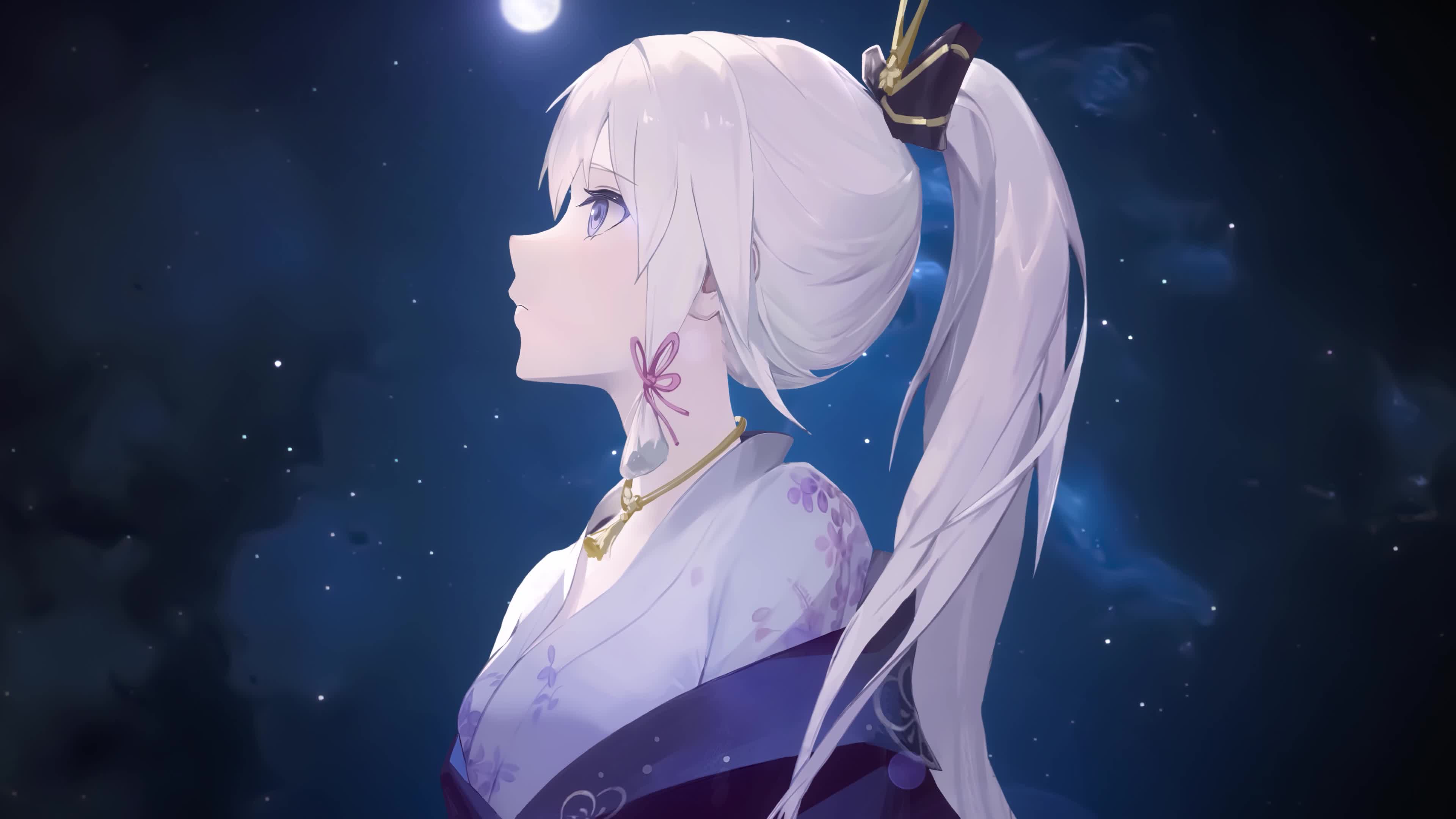 Kamisato Ayaka 4K Live Wallpaper