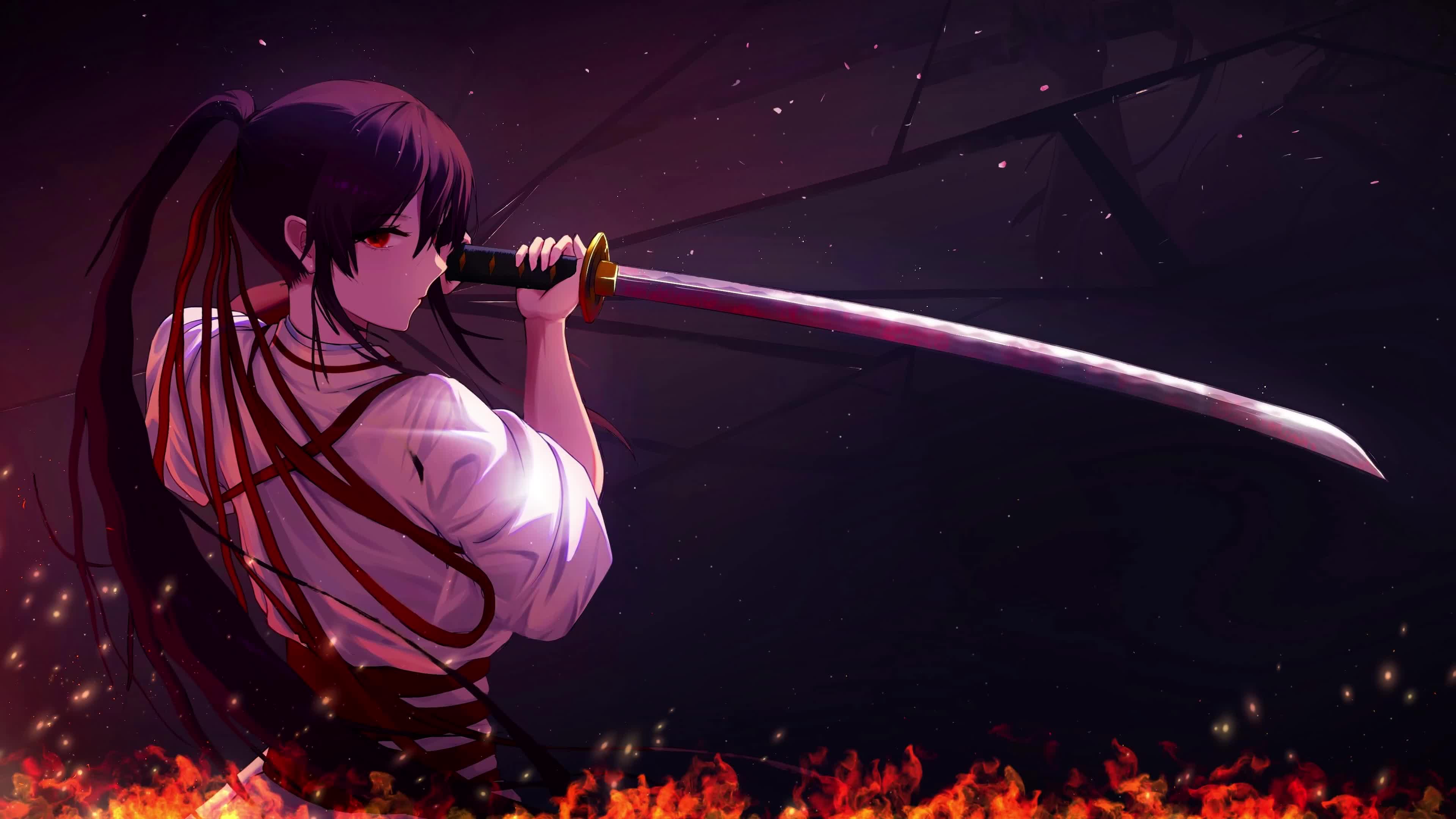 Sagiri Hells Paradise 4K Live Wallpaper