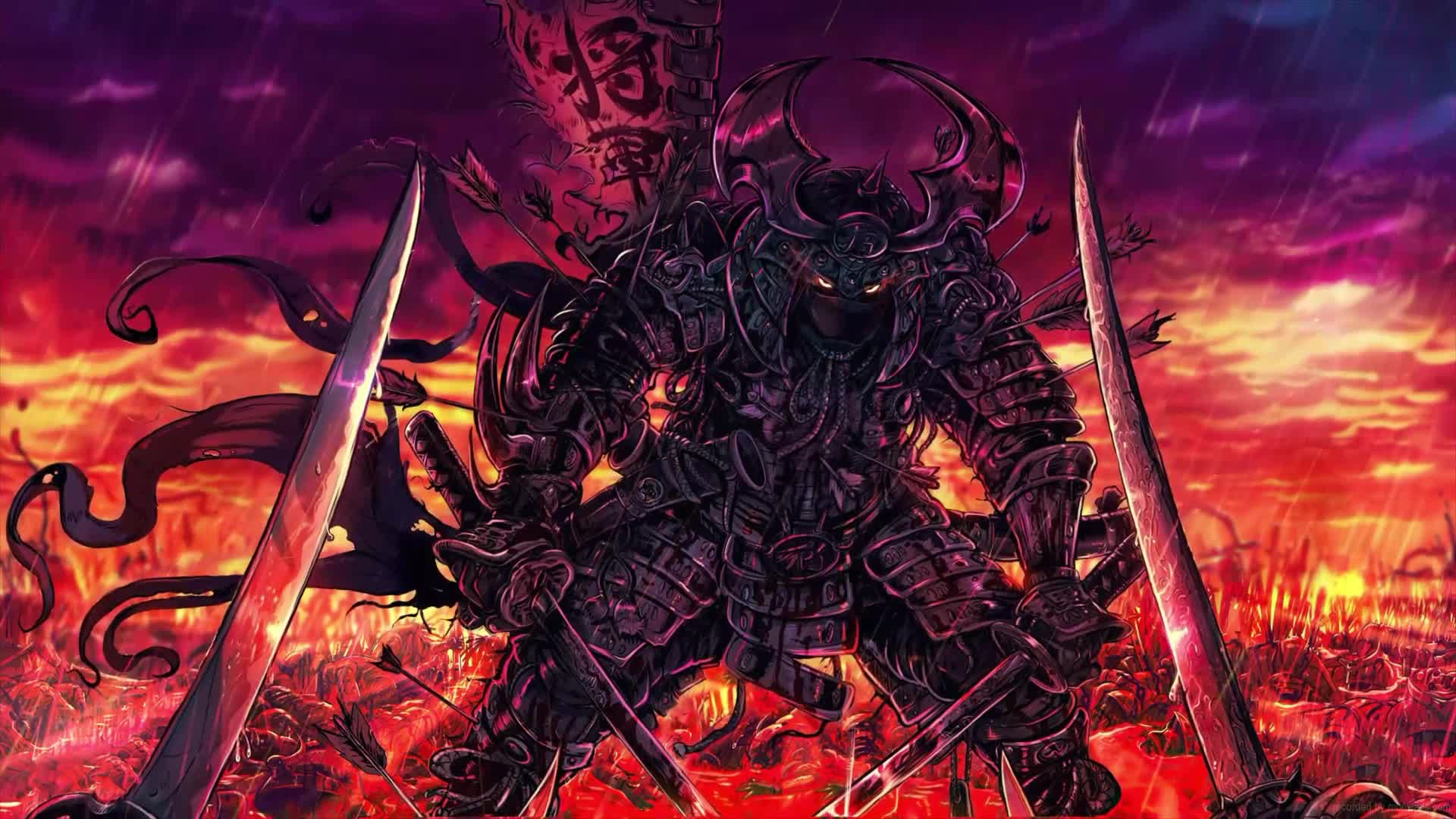 Samurai Warrior Battle Die For Honor Live Wallpaper