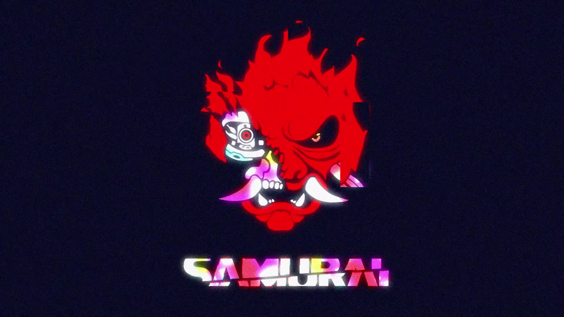 Cyberpunk 2077 Samurai Glitch Live Wallpaper
